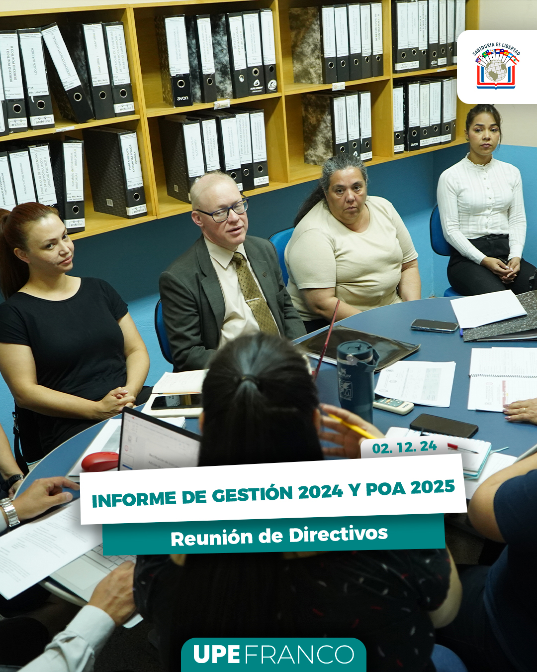 Presentación del Informe de Gestión 2024 y POA 2025: Carrera de Derecho 