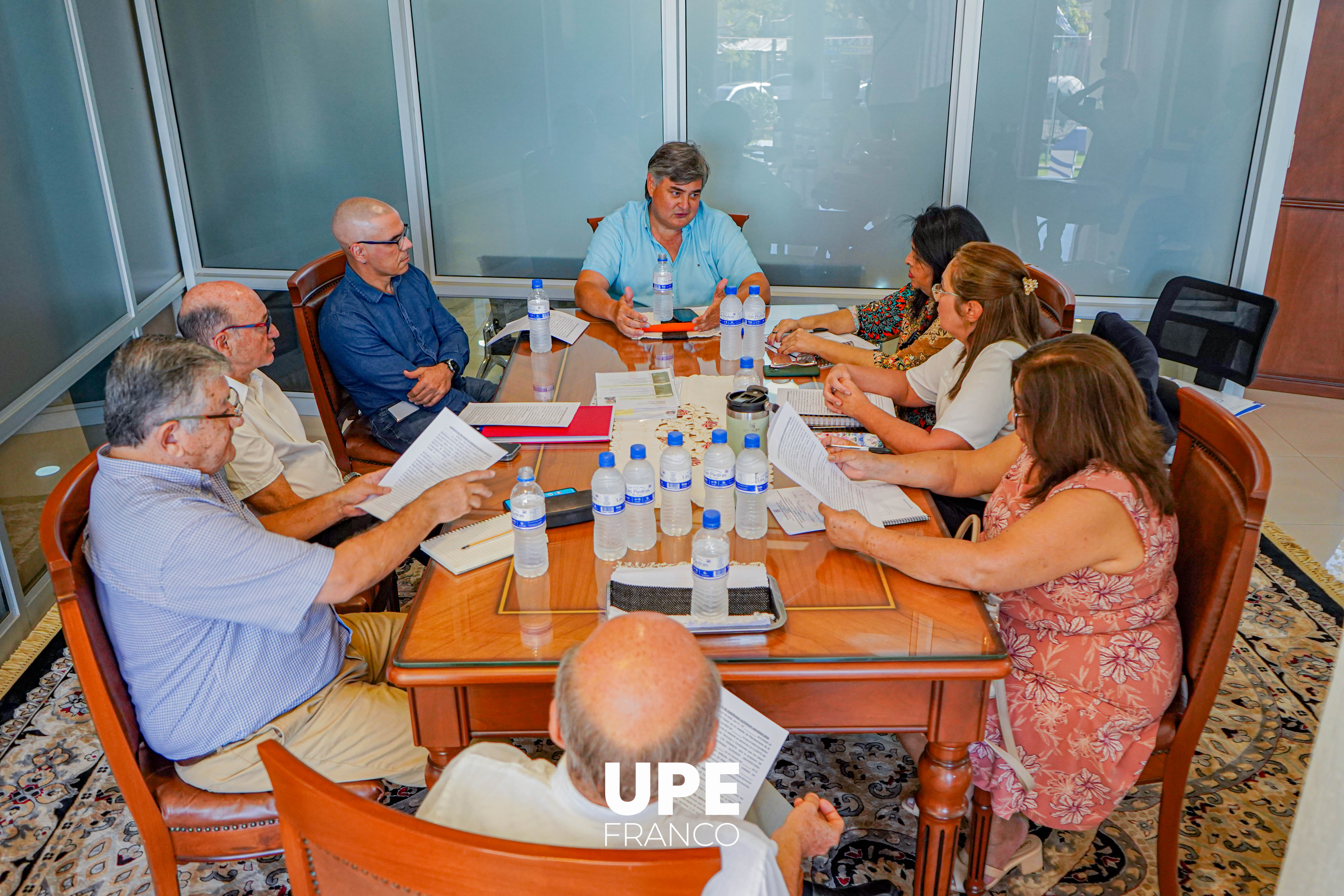 UPE FRANCO: Decanos y Director Ejecutivo avanzan sobre Agenda Institucional 2025