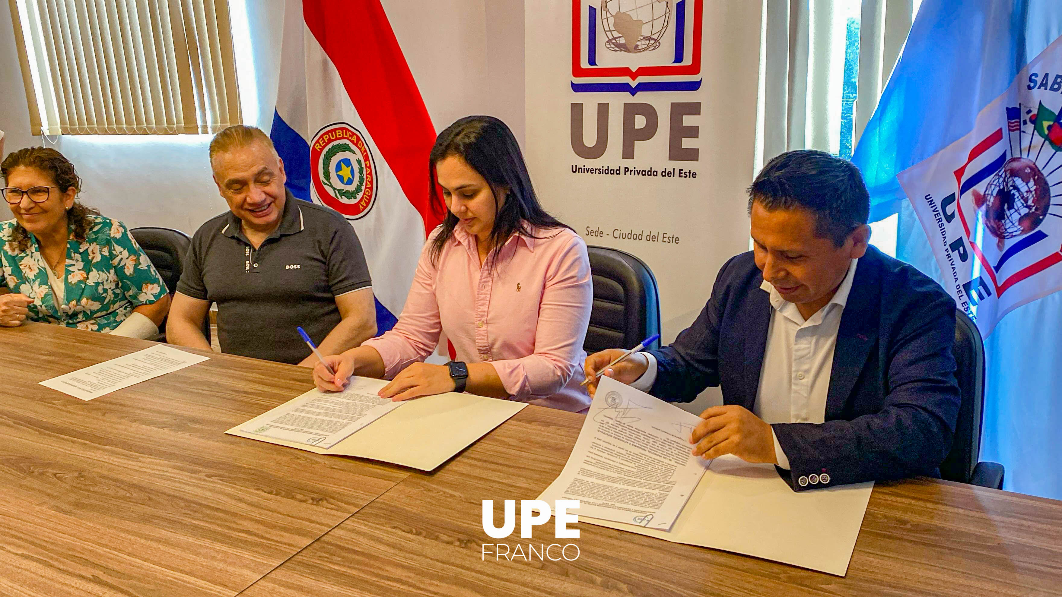 UPE firma convenio de cooperación con el Centro de Investigación y Desarrollo de Ecuador (CIDE) 