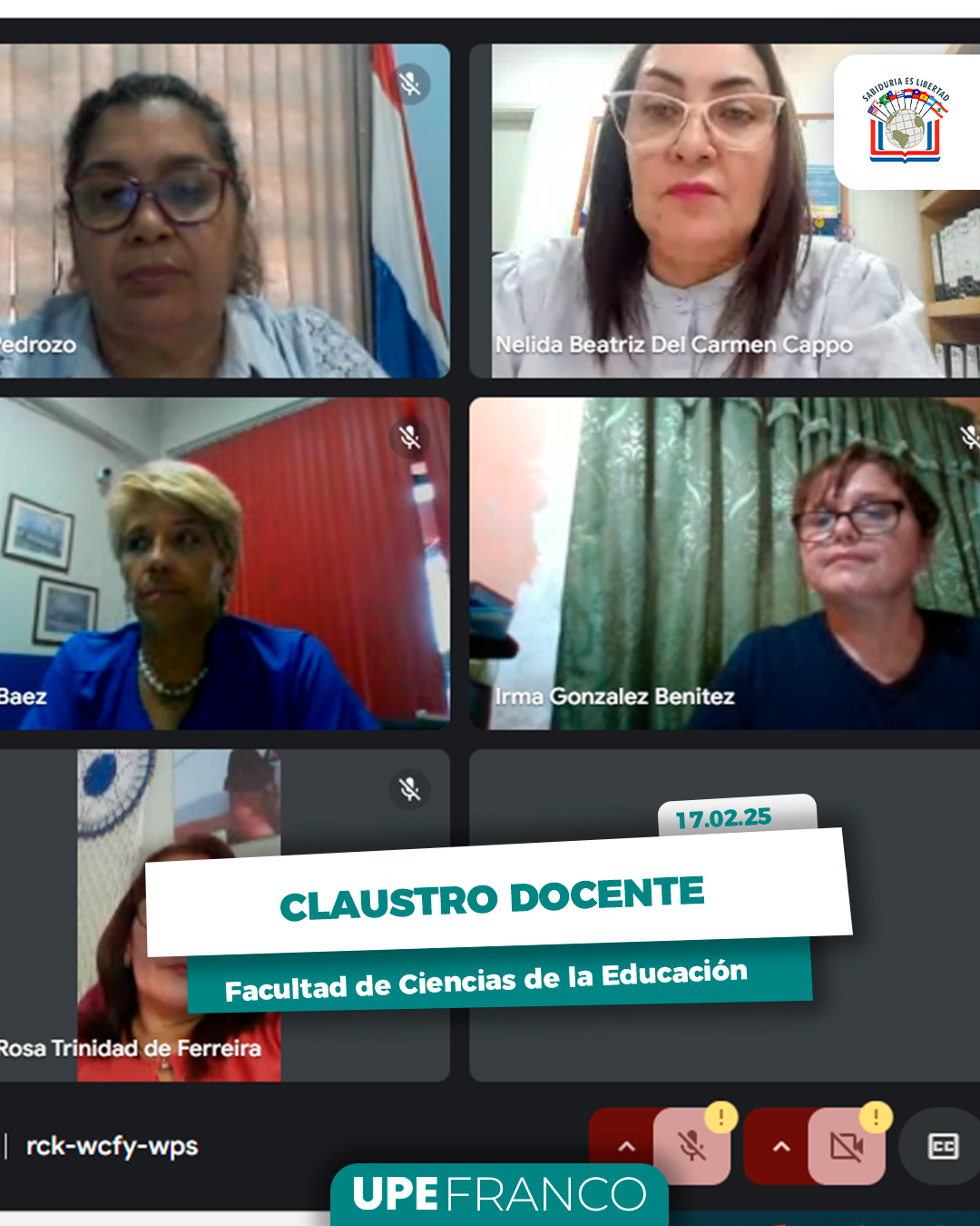 Claustro Docente en Ciencias de la Educación: Fortaleciendo la Excelencia Académica