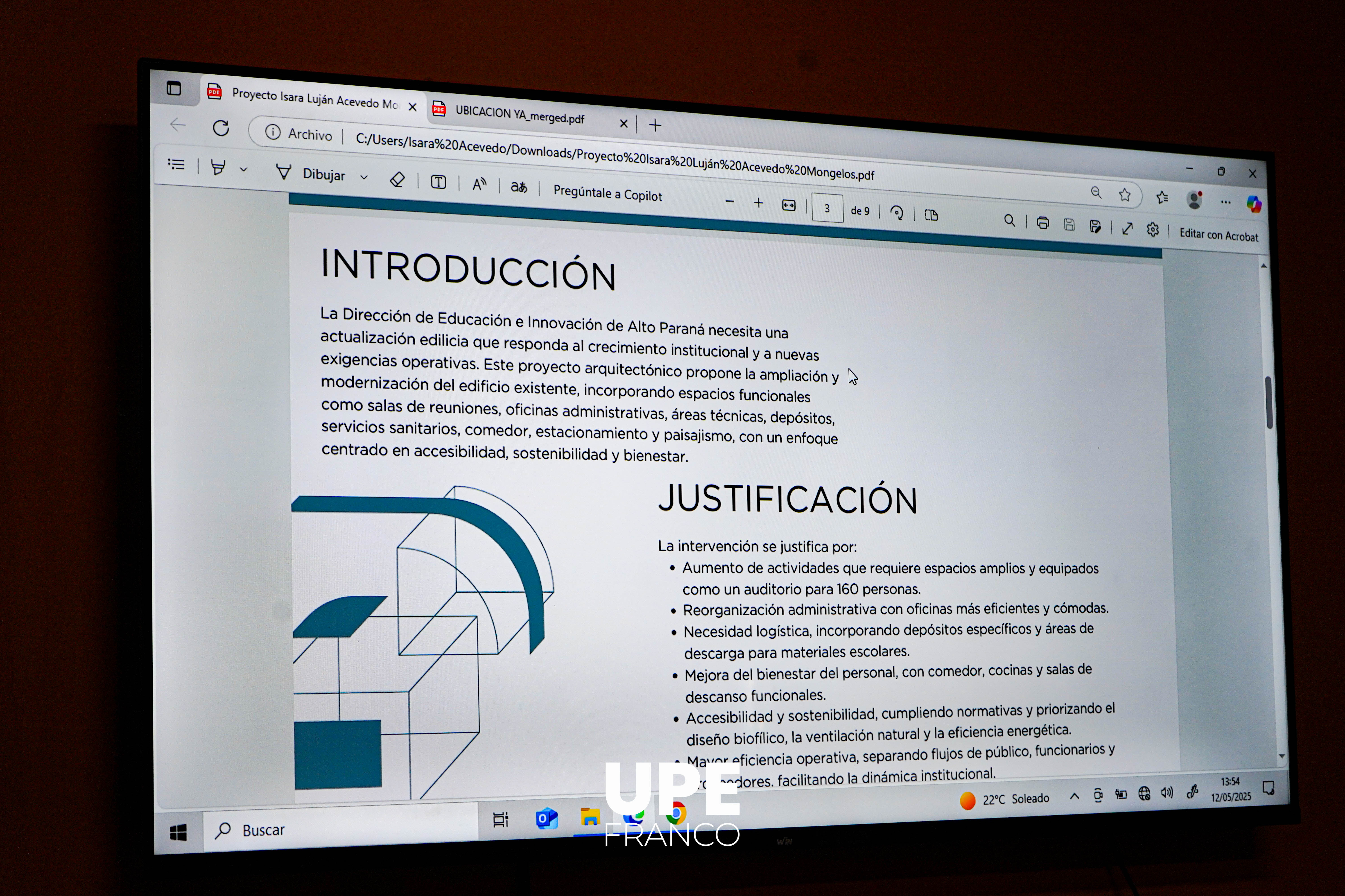 Presentación de Proyecto: Ampliación y modificación de la Dirección de Educación e Innovación de Alto Paraná