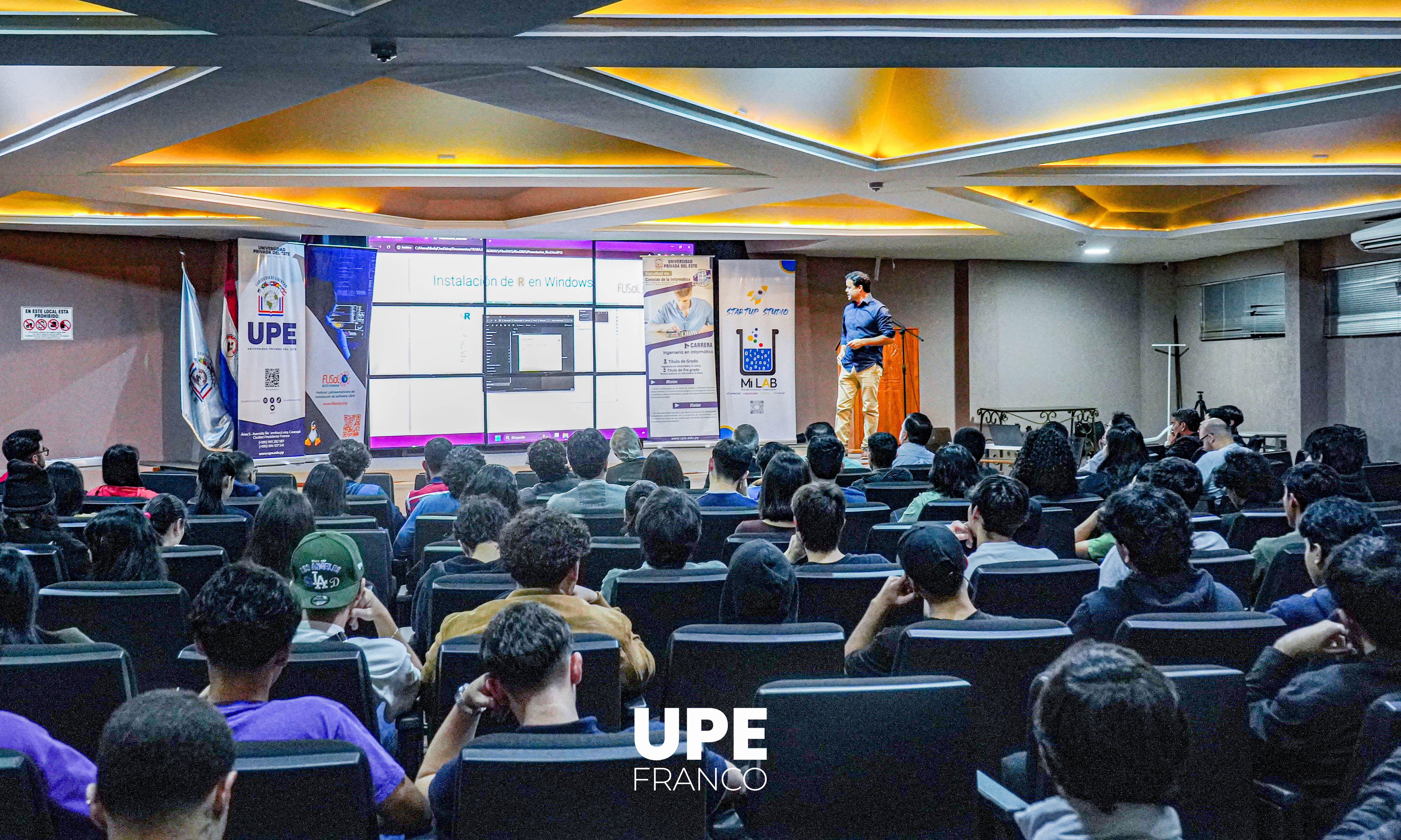 Facultad de Ciencias de la Informática al frente del FLISoL 2025: Tecnología y formación de calidad en UPE Franco