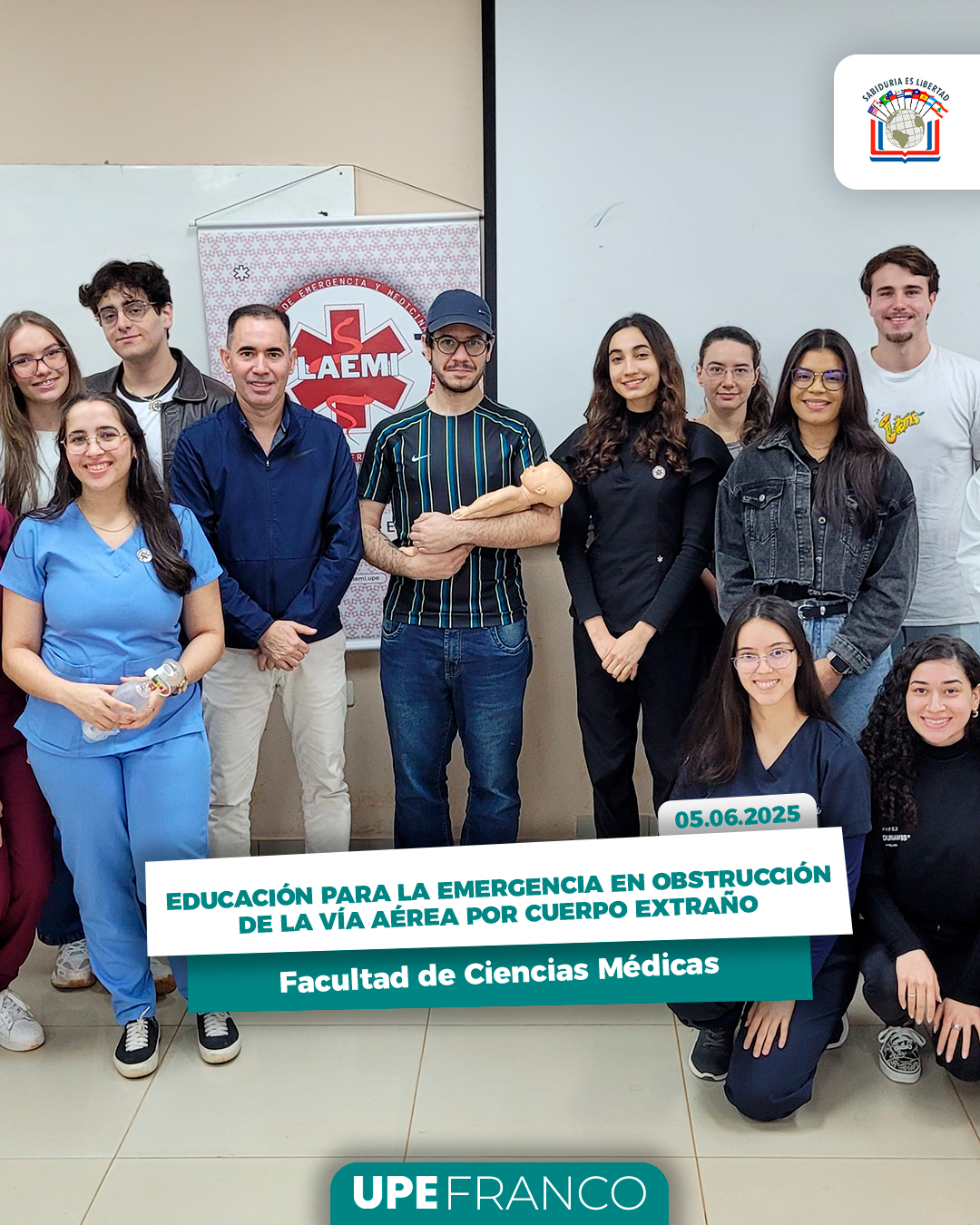 Educación para la emergencia en obstrucción de la vía aérea por cuerpo extraño (OVACE): Jornada de Capacitación