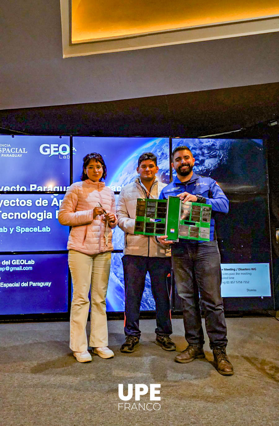 Paraguay al Espacio: UPE Franco recibió a la Agencia Espacial del Paraguay