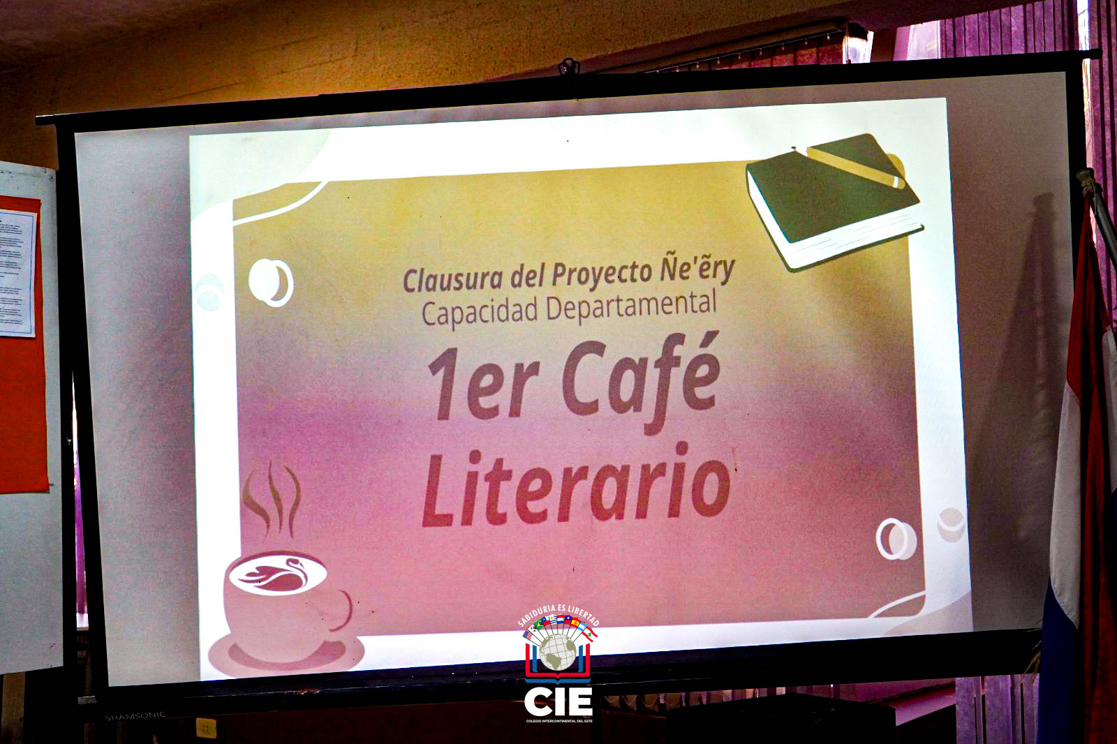 Café literario en el CIE: Tercera Jornada del Proyecto Ñe’ẽry