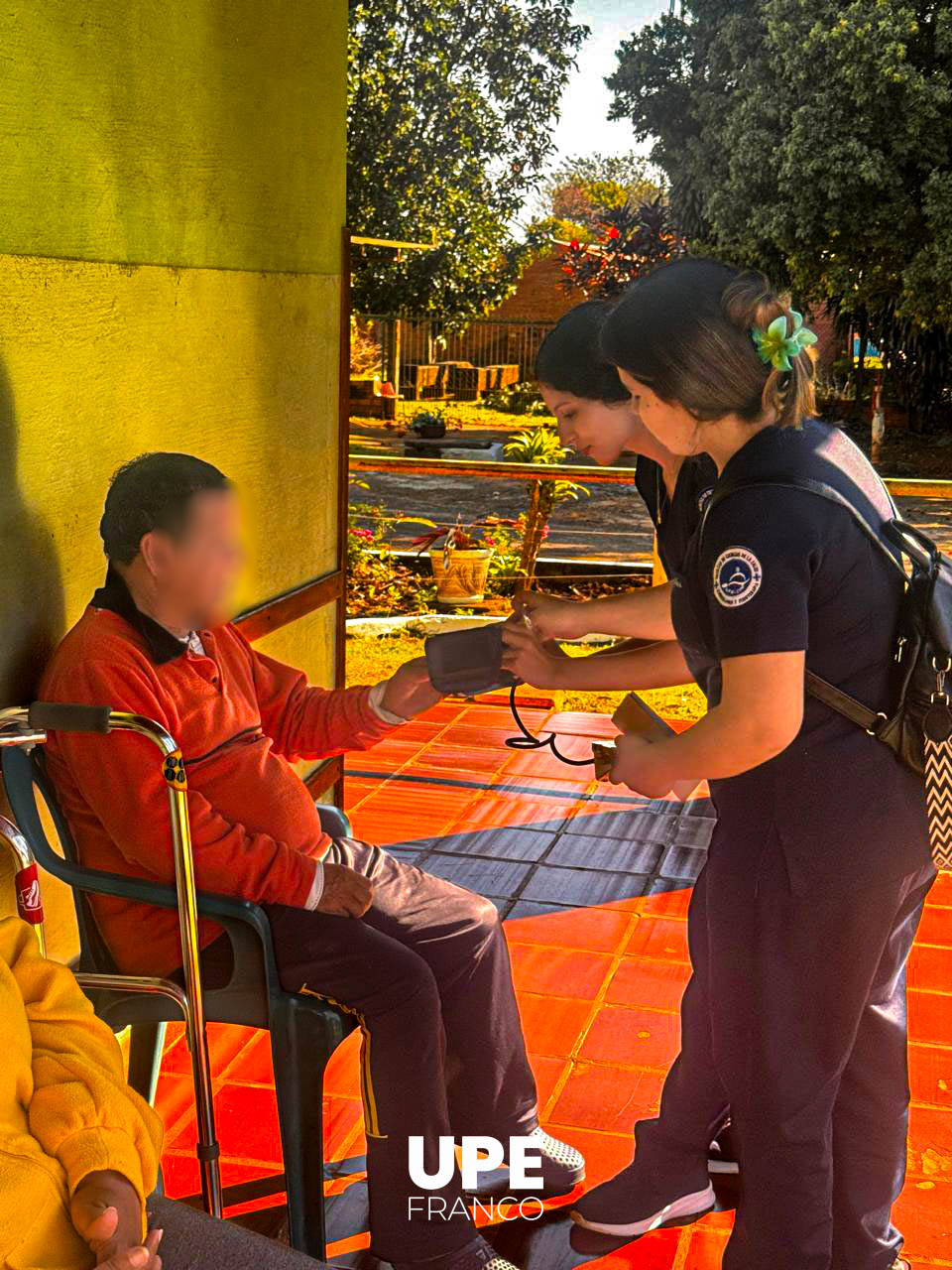 Estudiantes de Kinesiología y Fisioterapia ofrecen servicios de atención en el Hogar de ancianos San Agustín