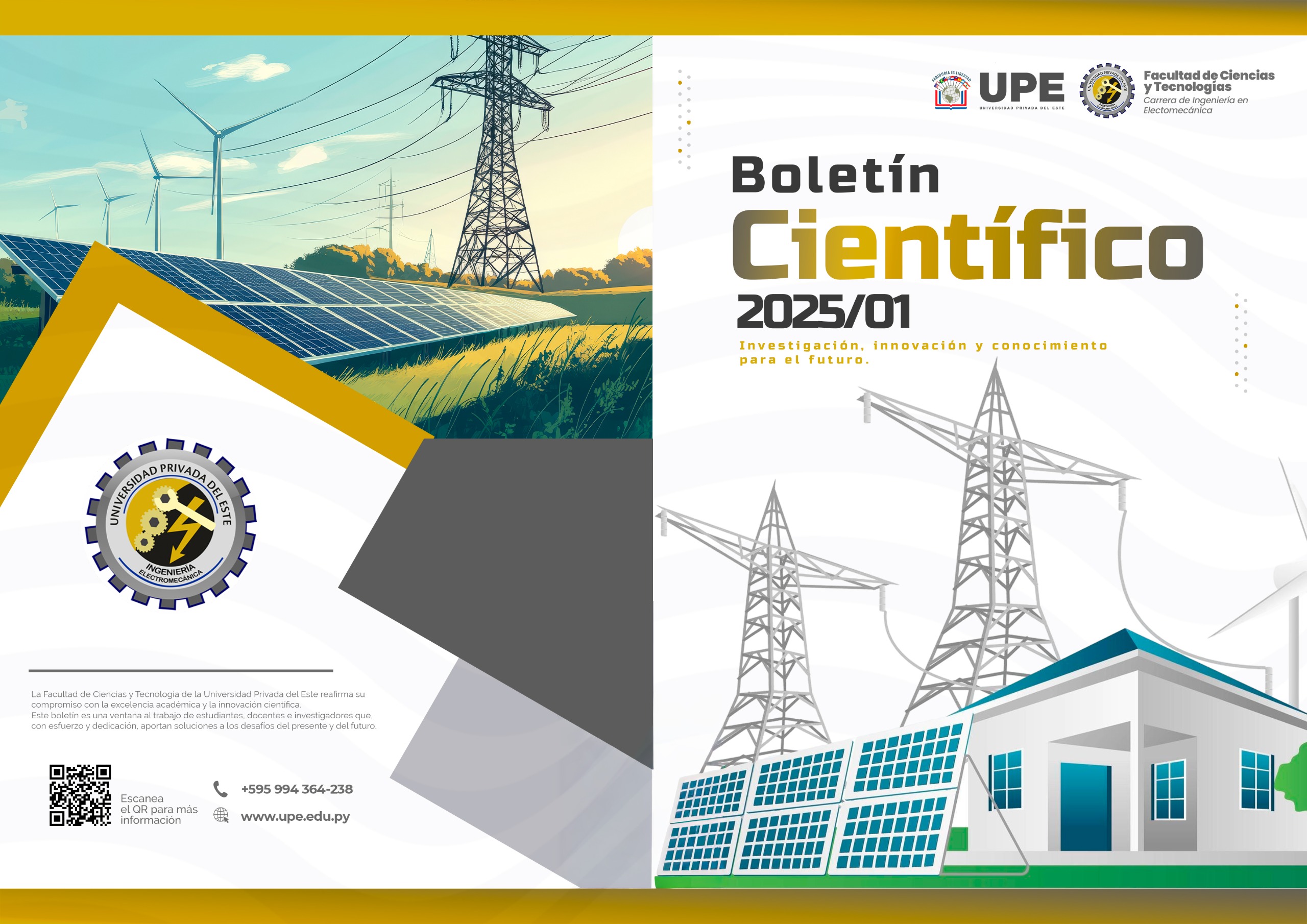 Boletín Científico 2025/01: Facultad de Ciencias y Tecnologías - UPE FRANCO