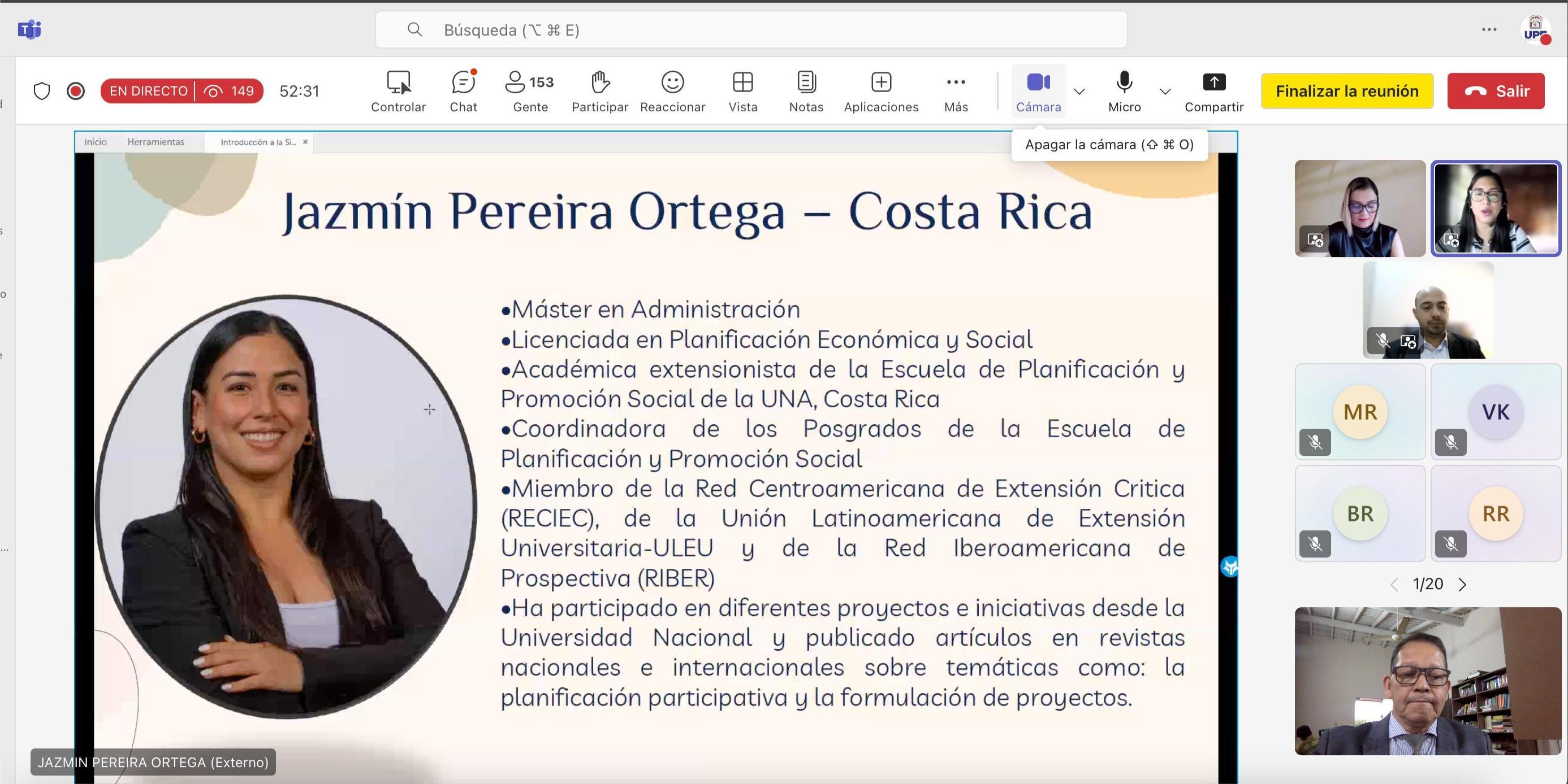 Primera clase del Módulo 4: Diplomado en Extensión Universitaria - UPE FRANCO