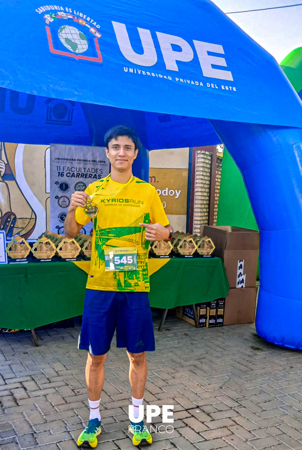 La UPE en el Podio de la Corrida de Campeones KYRIOS