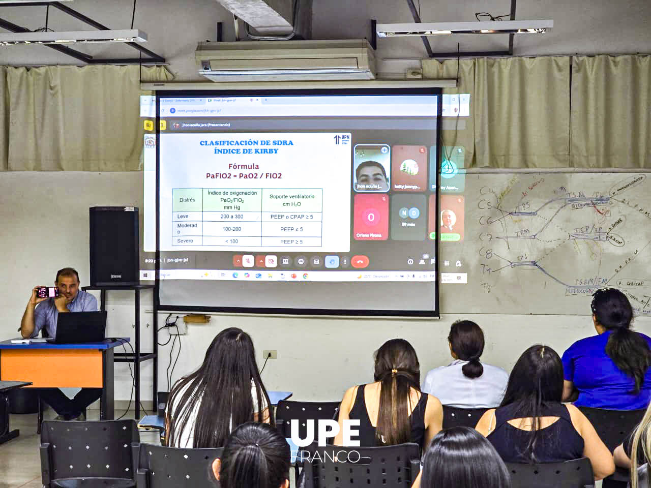 “Atención de enfermería en emergencias respiratorias”: Clase Espejo entre la UPE FRANCO y la Universidad Privada del Norte, Perú