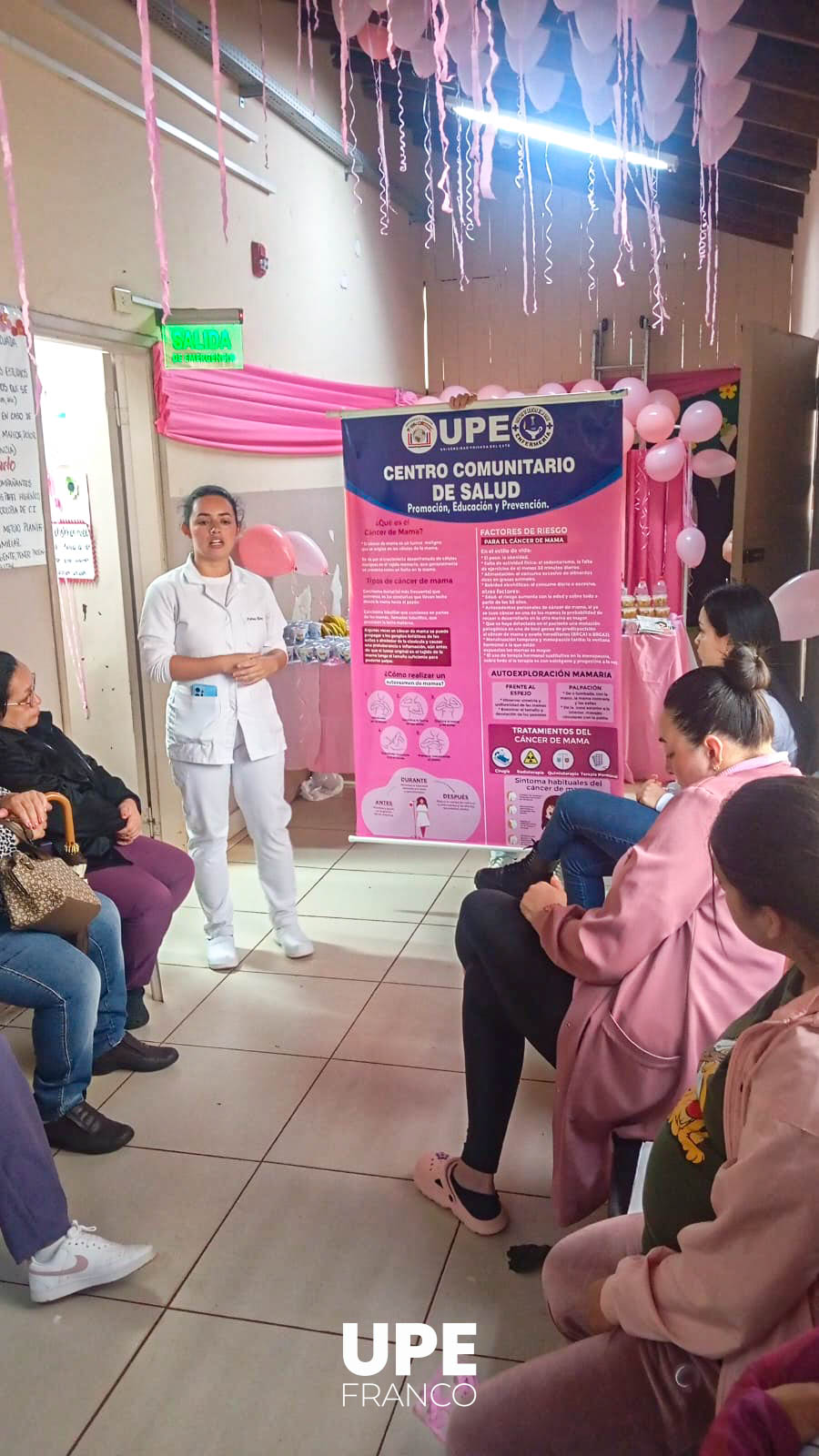 Octubre Rosa: Educación y Prevención del Cáncer de mama en el Hospital Distrital de Presidente Franco
