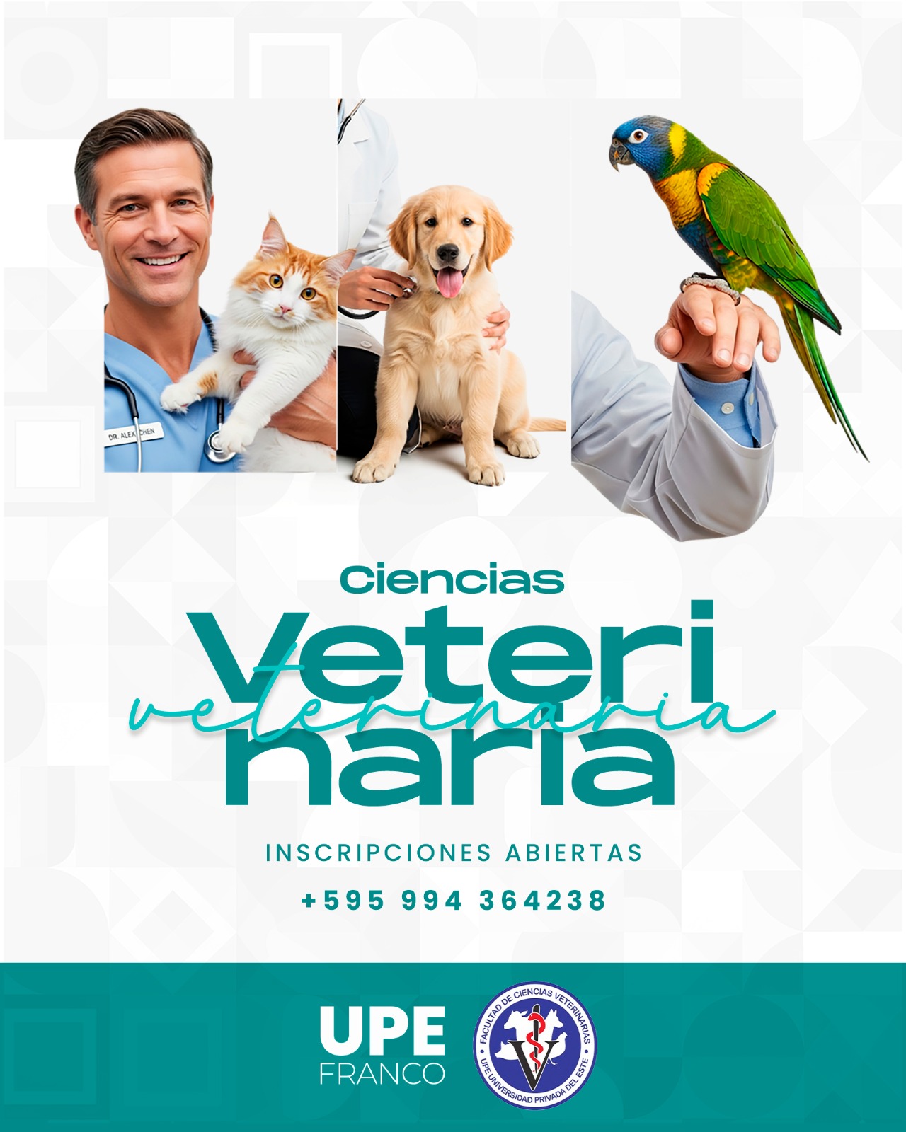 Facultad de Ciencias Veterinarias: Nueva oferta académica para la Convocatoria 2026 UPE FRANCO