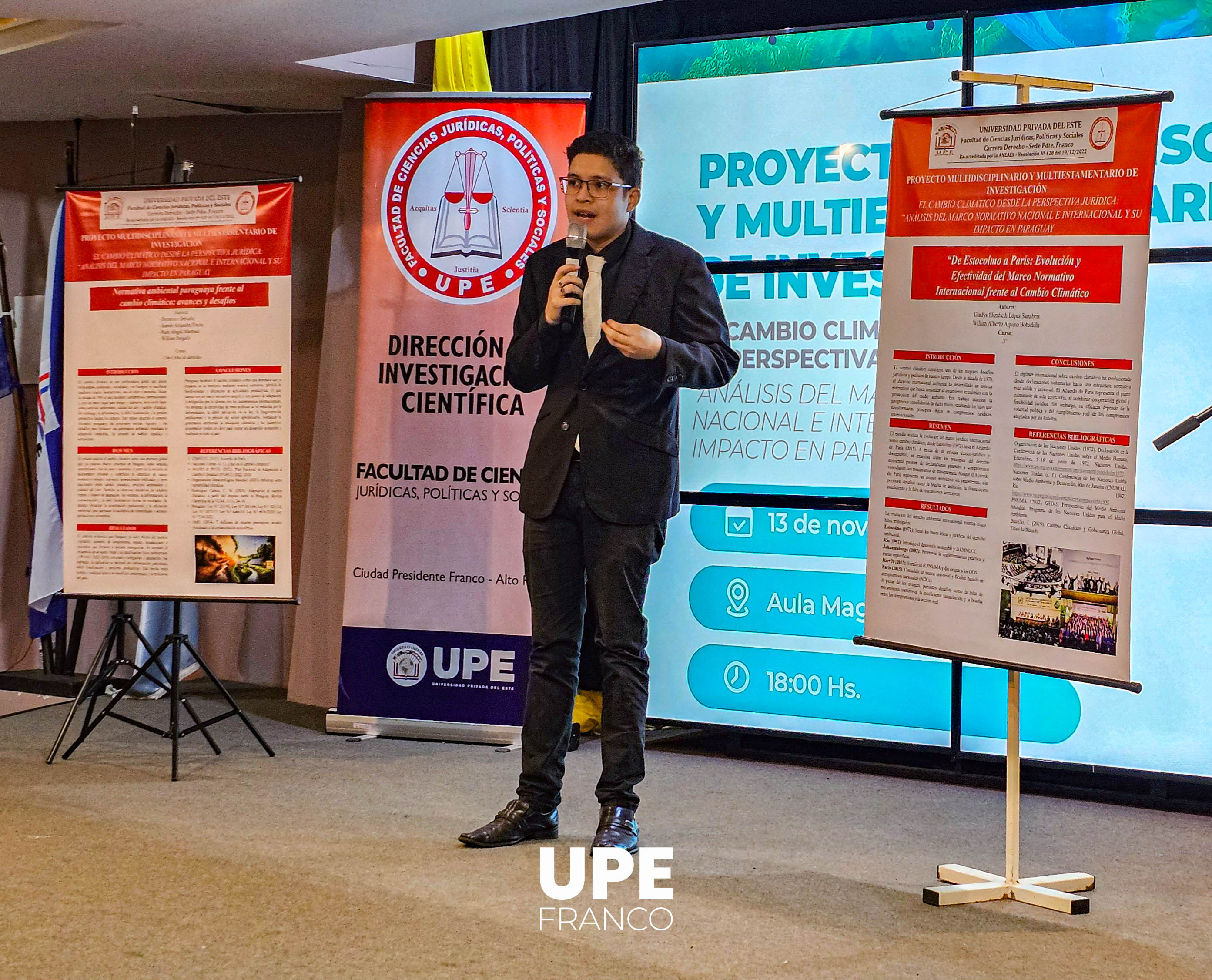 “El cambio climático desde la perspectiva jurídica: análisis del marco normativo nacional e internacional y su impacto en Paraguay” - Cierre de Proyecto Multidisciplinario y Multiestamentario