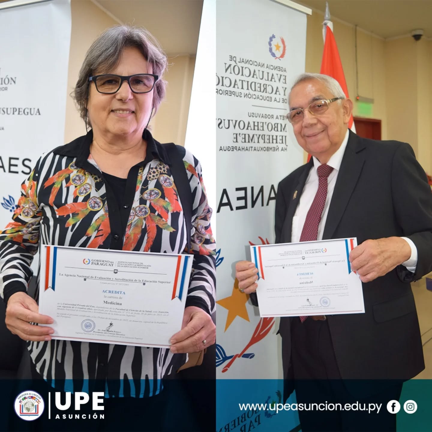 Entrega de Certificados de Acreditación ANEAES 2025