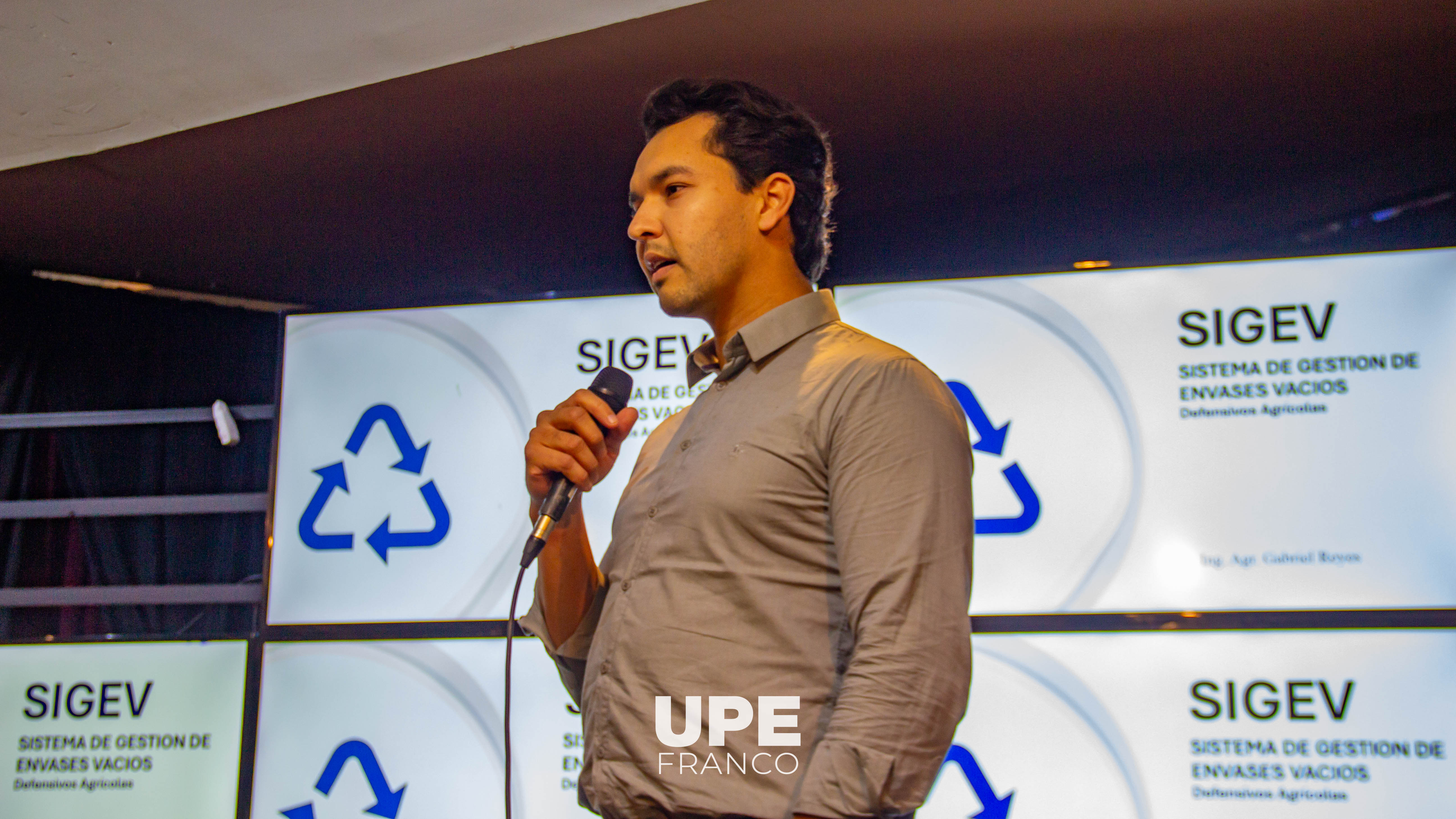 UPE Franco desarrolló charla sobre el Sistema de Gestión de Envases Vacíos