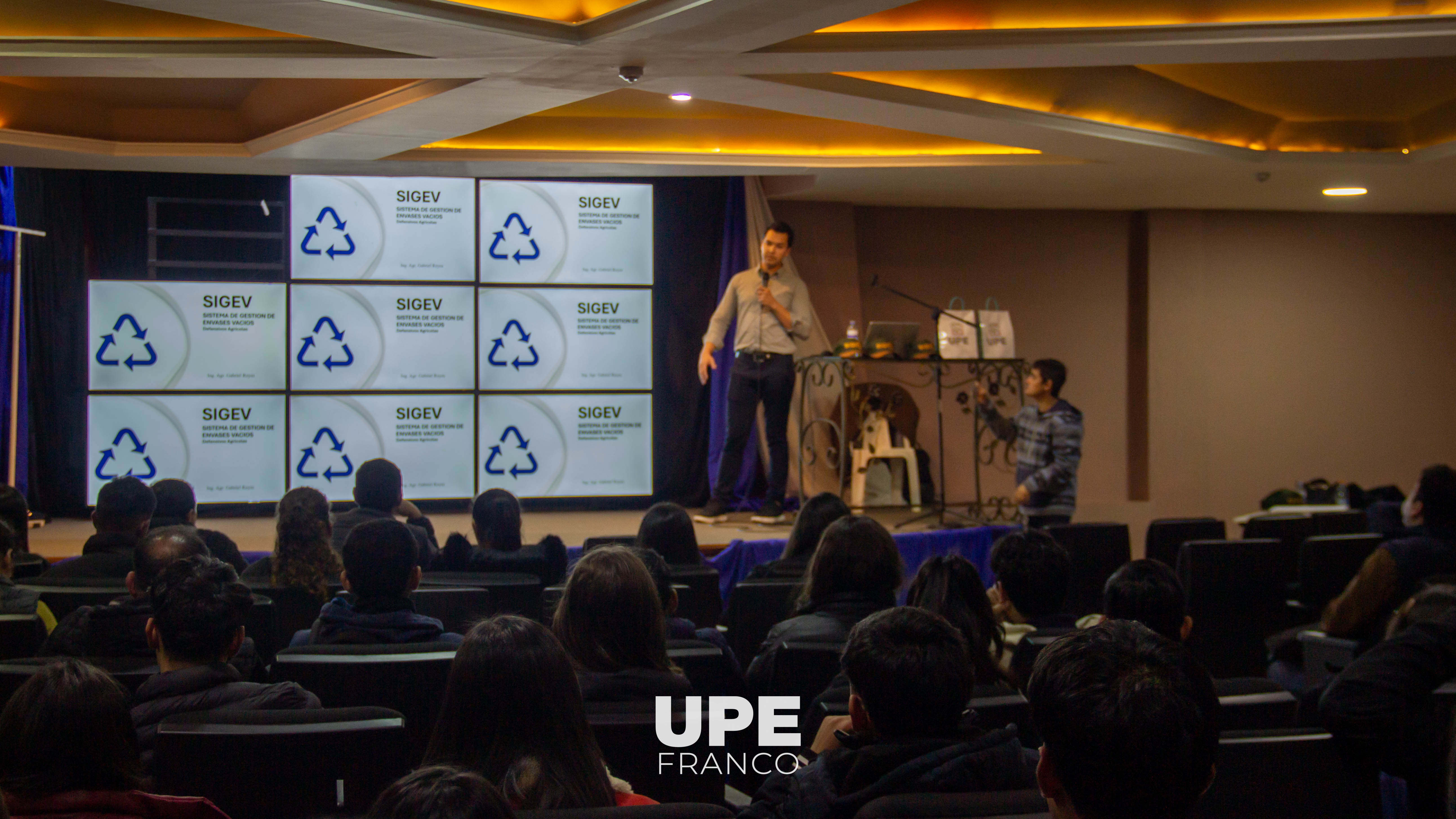 UPE Franco desarrolló charla sobre el Sistema de Gestión de Envases Vacíos