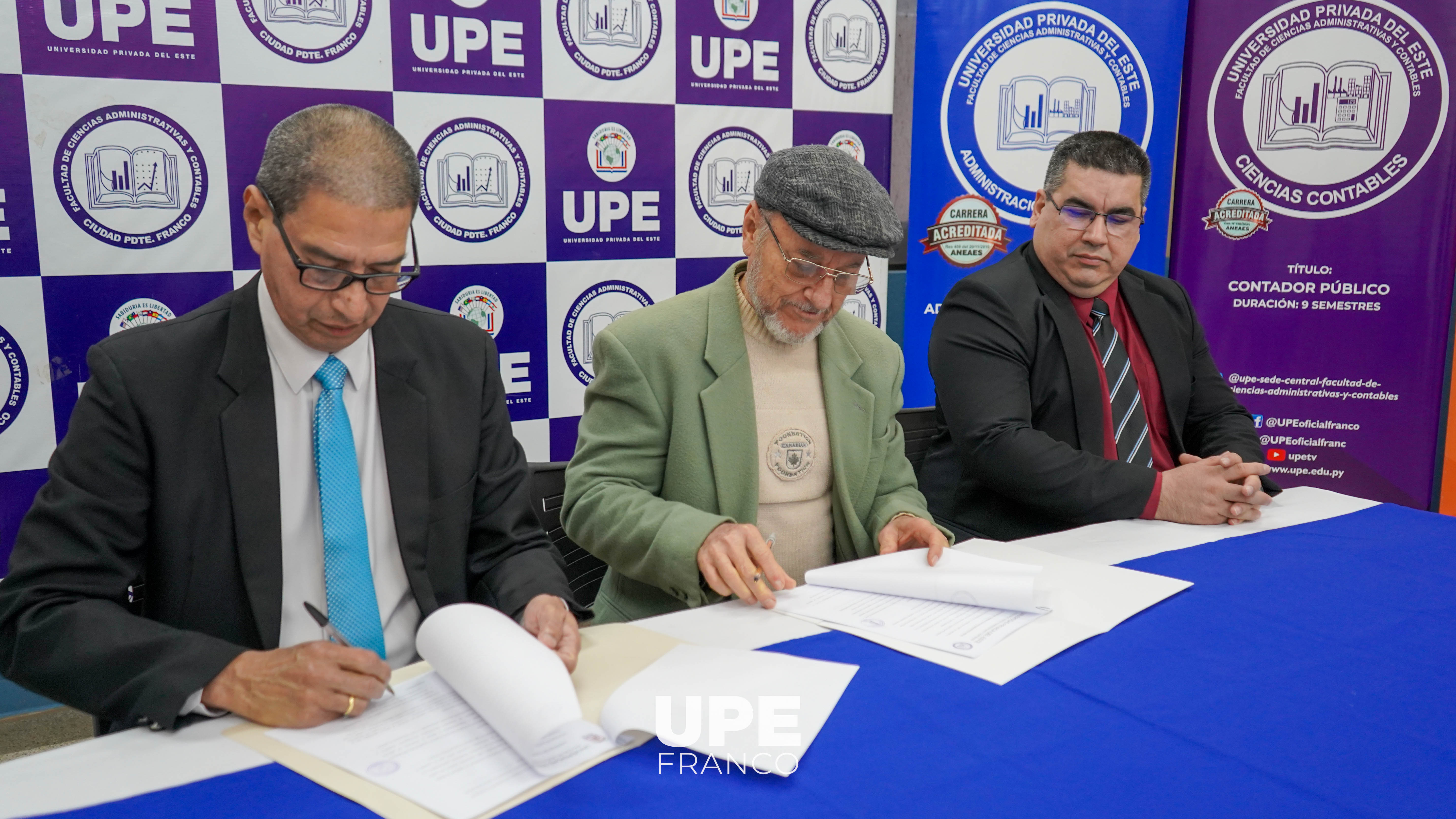 FACULTAD DE CIENCIAS ADMINISTRATIVAS Y CONTABLES DE LA UPE SUSCRIBE CONVENIO DE COOPERACIÓN CON PAPAHARA E.A.S.