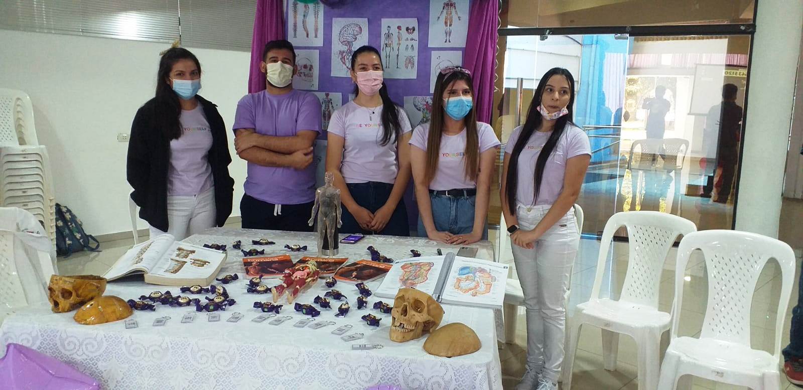 La Facultad de Odontología de la UPE, sede Pdte. Franco, realizó este martes su evento Trivia de Anatomía Humana.