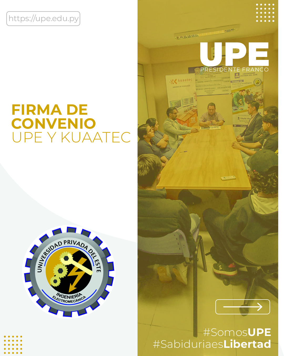 Convenio entre UPE y KuaaTec