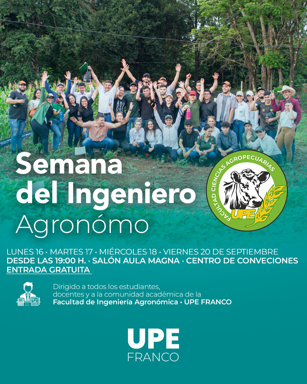 Semana del Ingeniero Agrónomo en UPE Franco