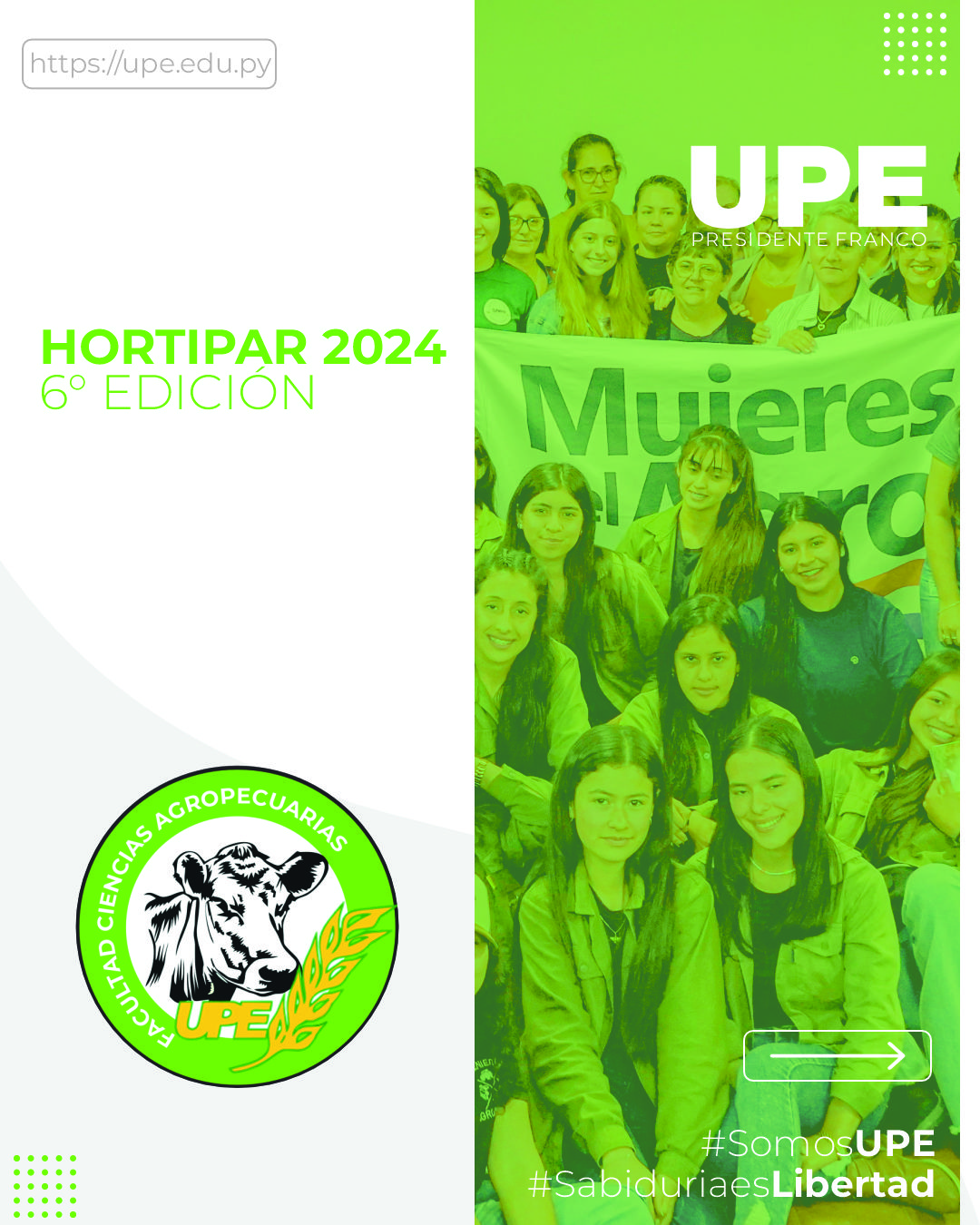 UPE siembra el futuro de la agricultura en Hortipar 2024