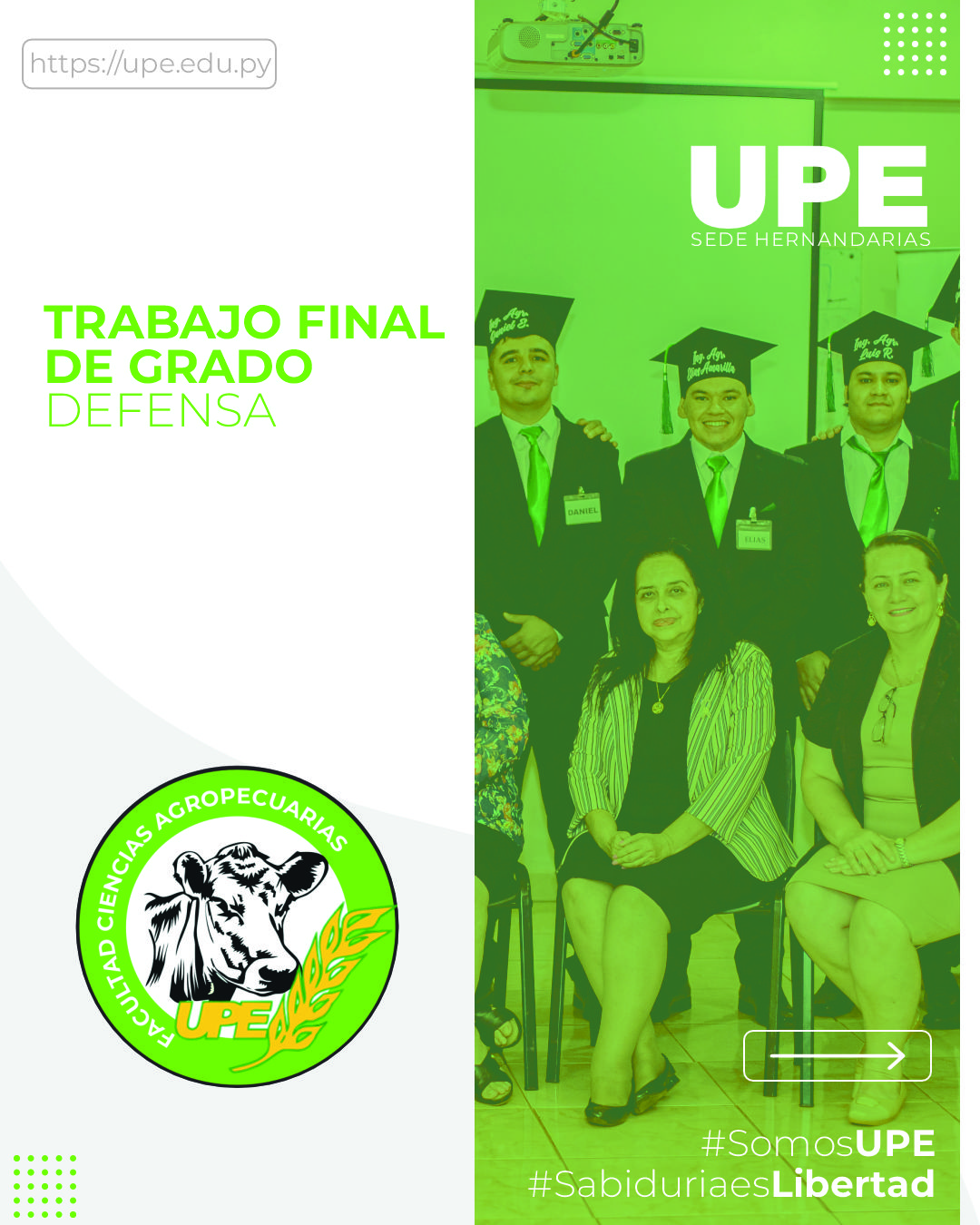 Defensa de Trabajos Finales de Grado en Ingeniería Agronómica: UPE sede Hernandarias