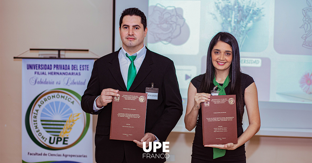 Defensa de Trabajos Finales de Grado en Ingeniería Agronómica: UPE sede Hernandarias