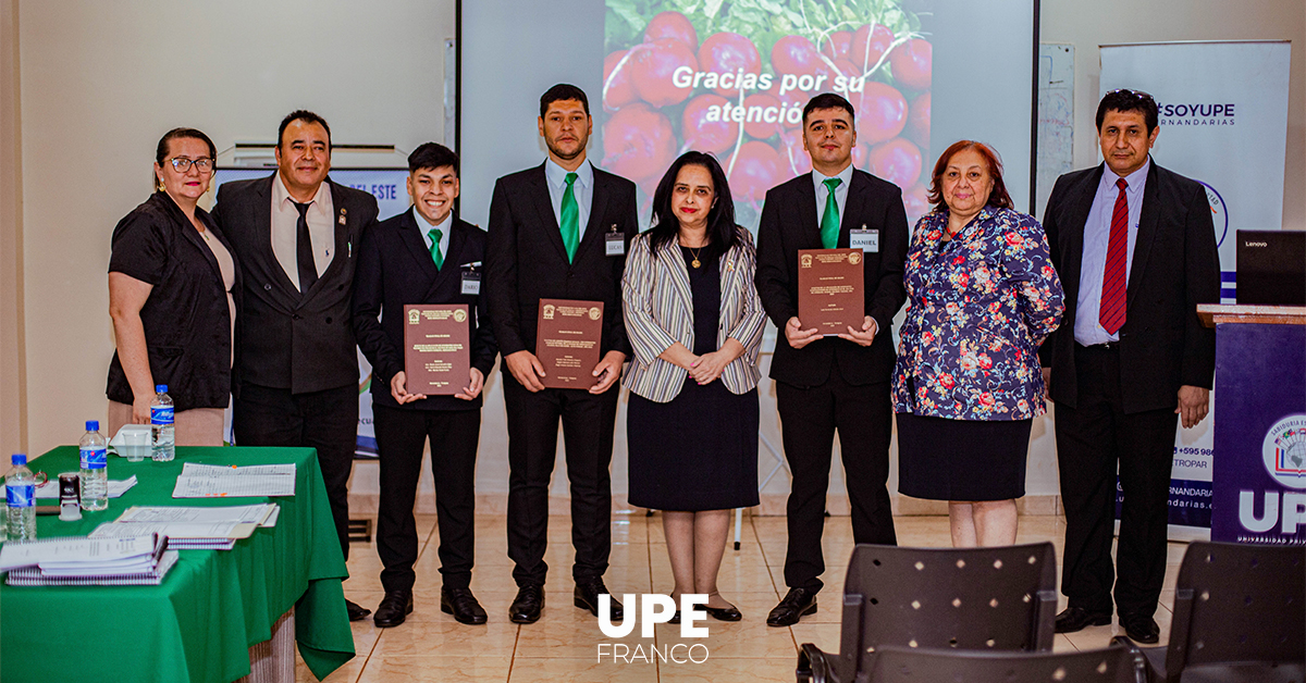 Defensa de Trabajos Finales de Grado en Ingeniería Agronómica: UPE sede Hernandarias