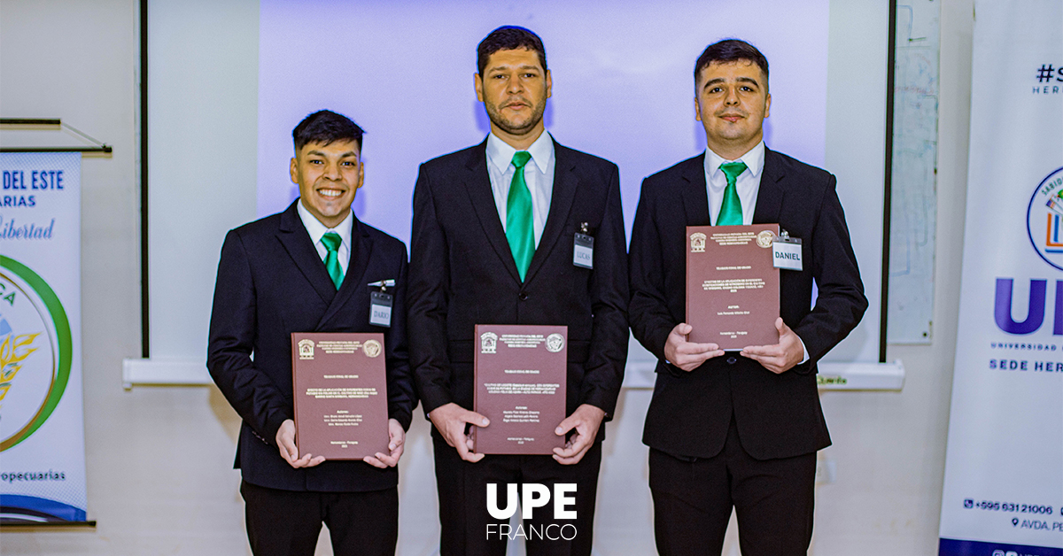 Defensa de Trabajos Finales de Grado en Ingeniería Agronómica: UPE sede Hernandarias