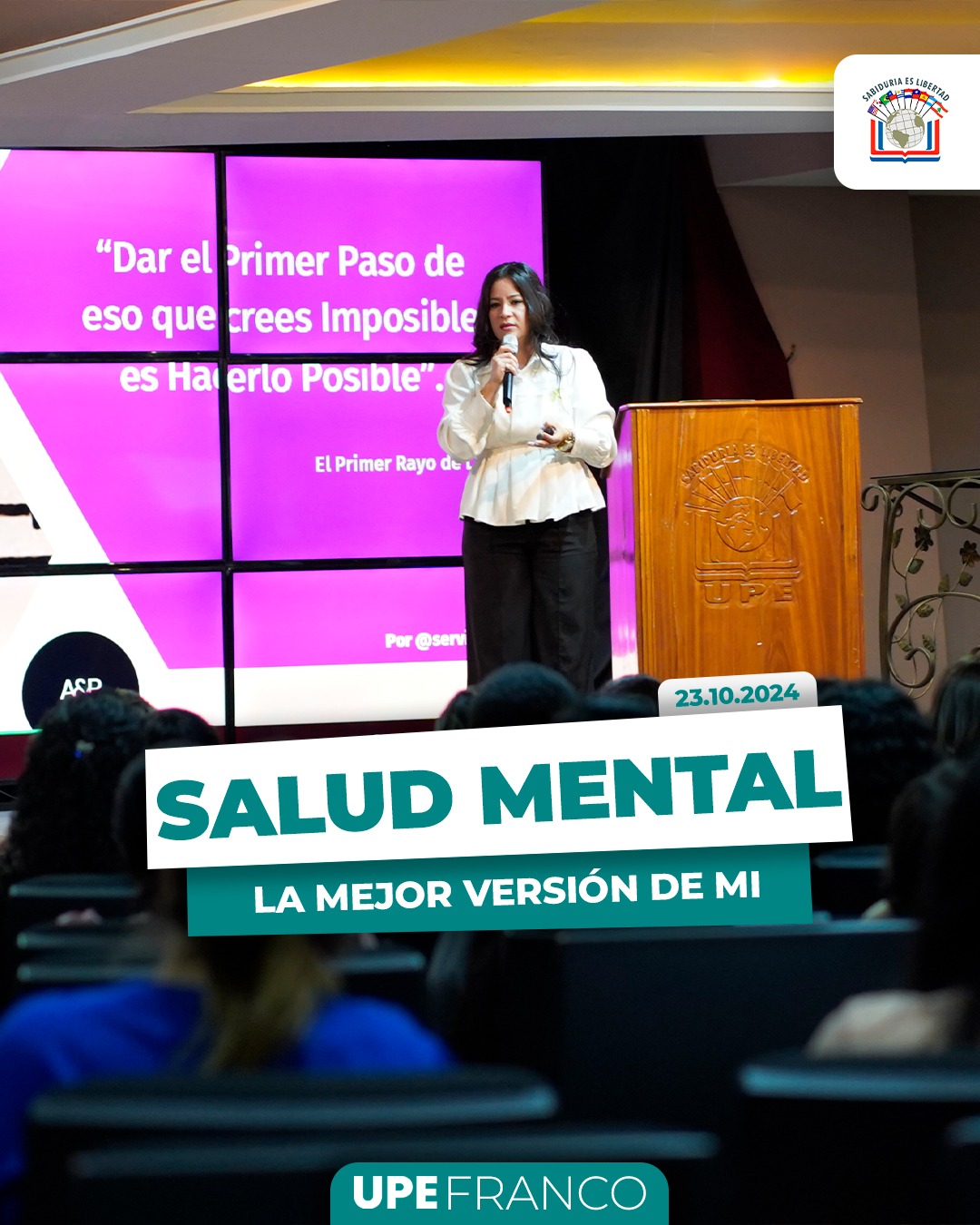 La Mejor Versión de Mí: Conferencia Magistral sobre Salud Mental