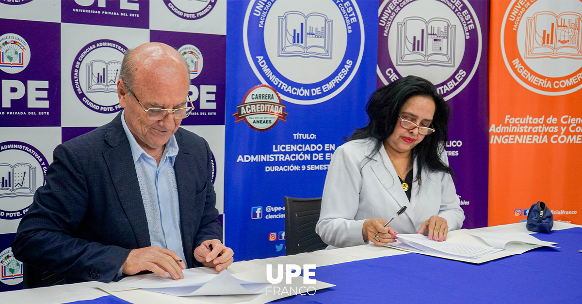 Firma de Convenio: Facultades de Ciencias Agropecuarias, Ambientales y Ciencias Administrativas y Contables