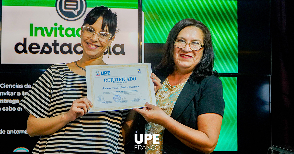 Capacitación de Redacción Técnica para Funcionarios de UPE: Entrega de Certificados