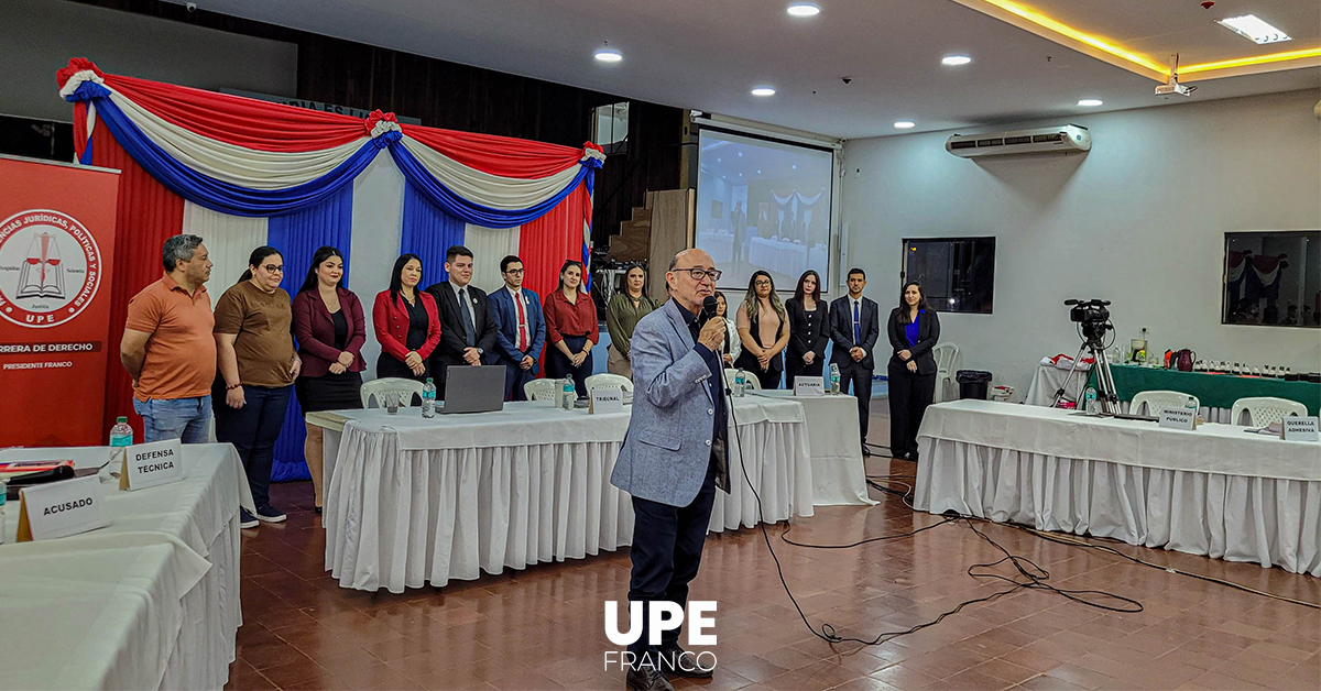 Simulacro de Juicio Oral y Público en UPE Franco