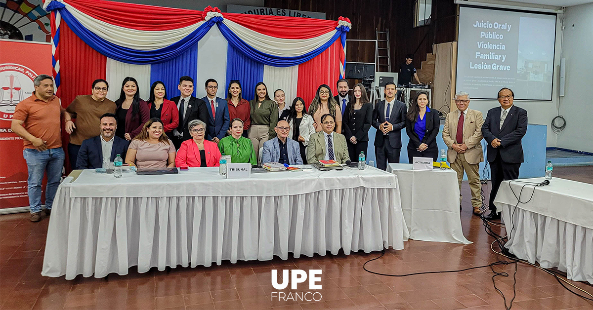 Simulacro de Juicio Oral y Público en UPE Franco