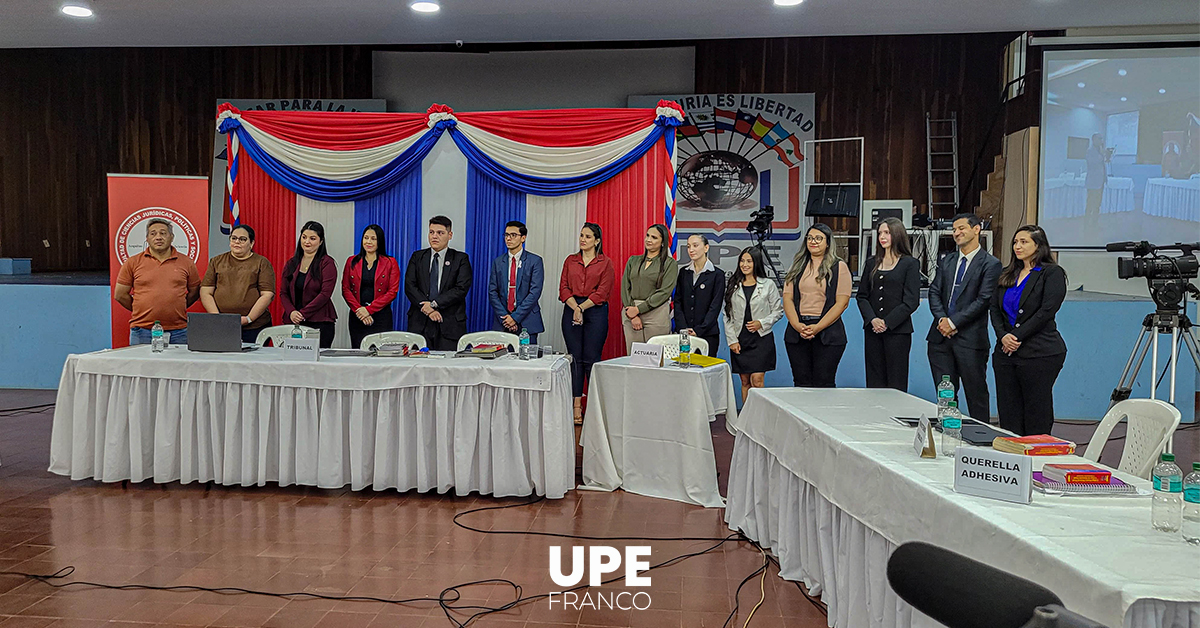 Simulacro de Juicio Oral y Público en UPE Franco