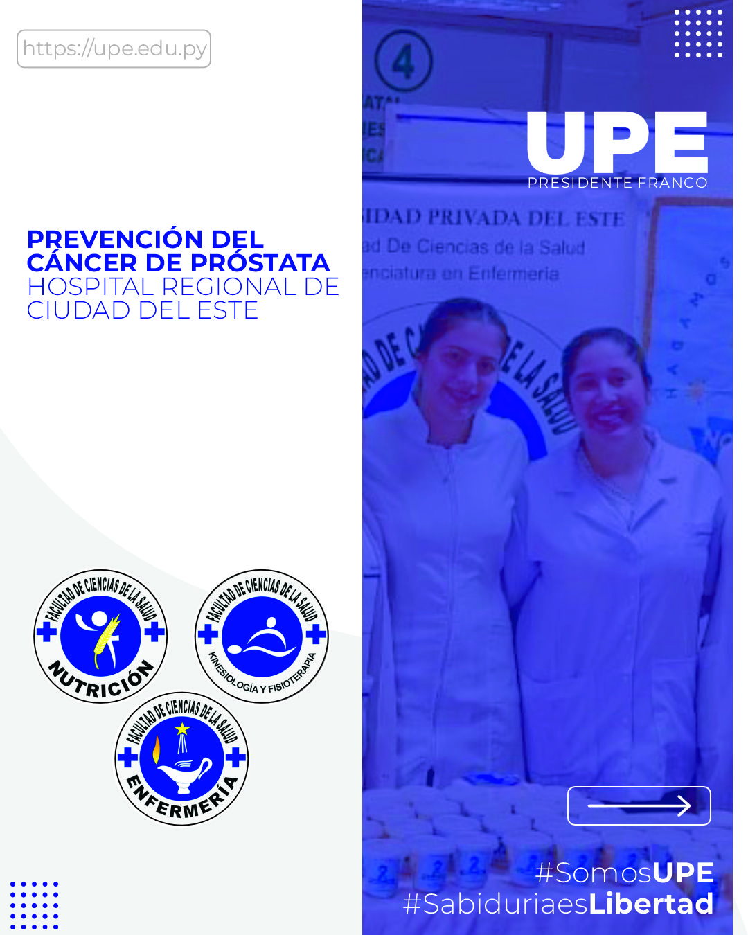 Concienciación sobre Cáncer de Próstata en el Hospital Regional de Ciudad del Este