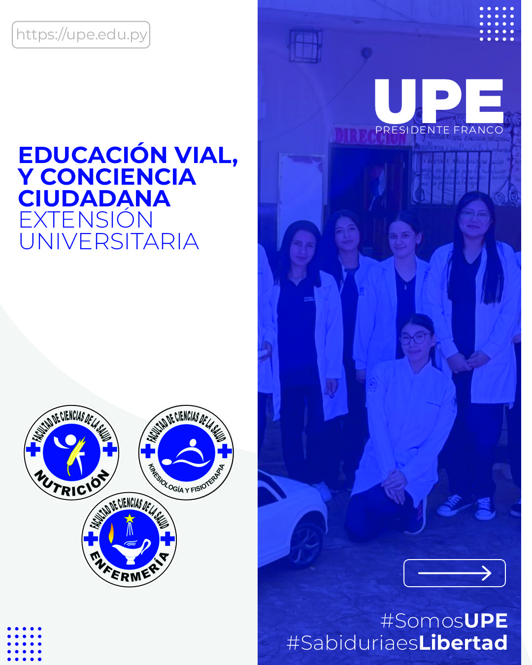 Estudiantes de Kinesiología y Fisioterapia Impulsan la Educación Vial