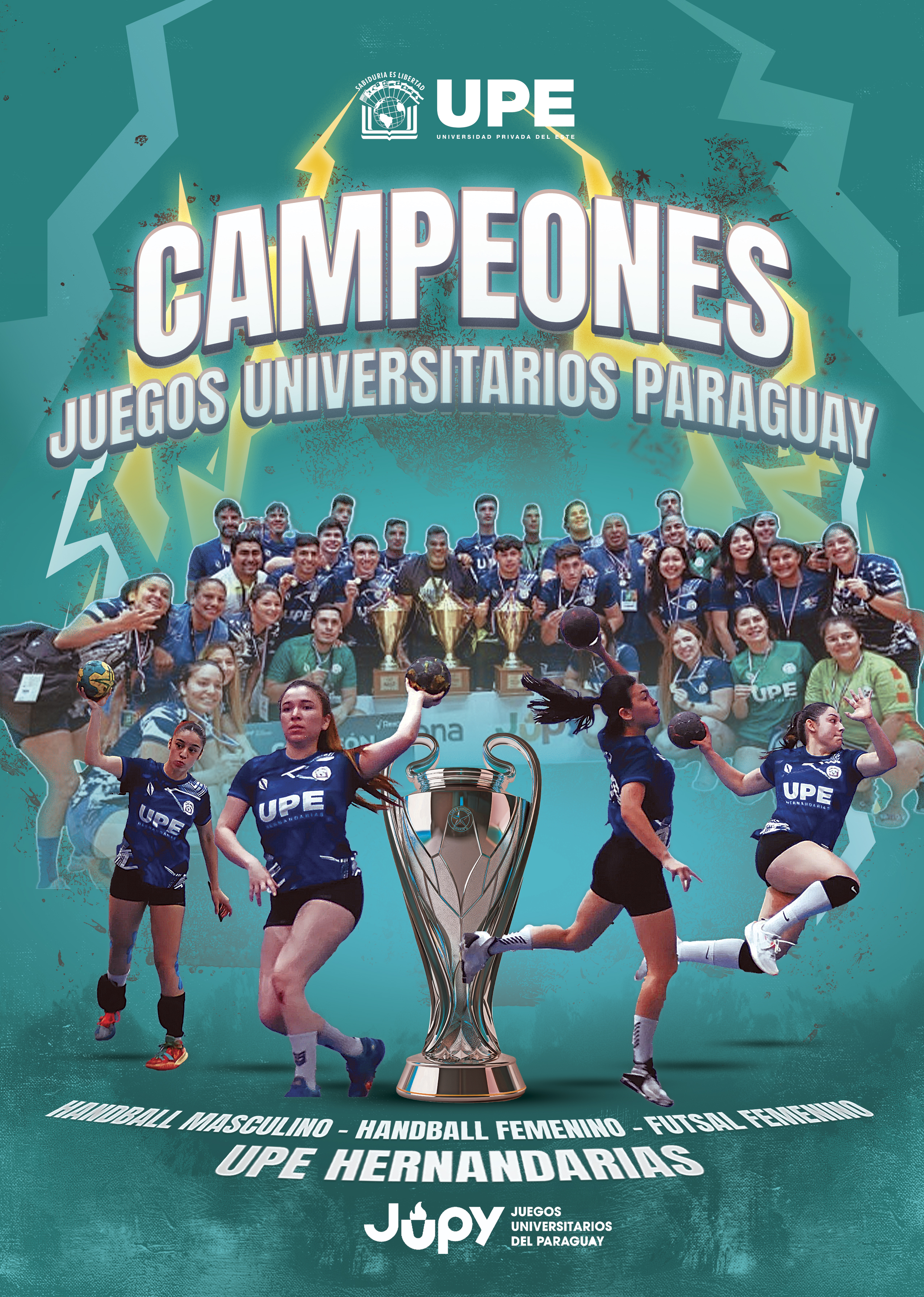 UPE Hernandarias: Campeones en los Juegos Universitarios Paraguayos, JUPY 2024