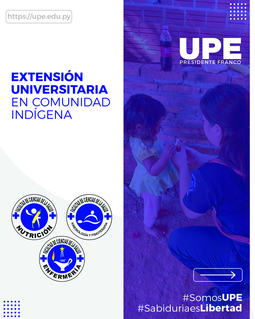 Comunidad indígena asentamiento Belén de CDE es asistida por estudiantes de la UPE FRANCO