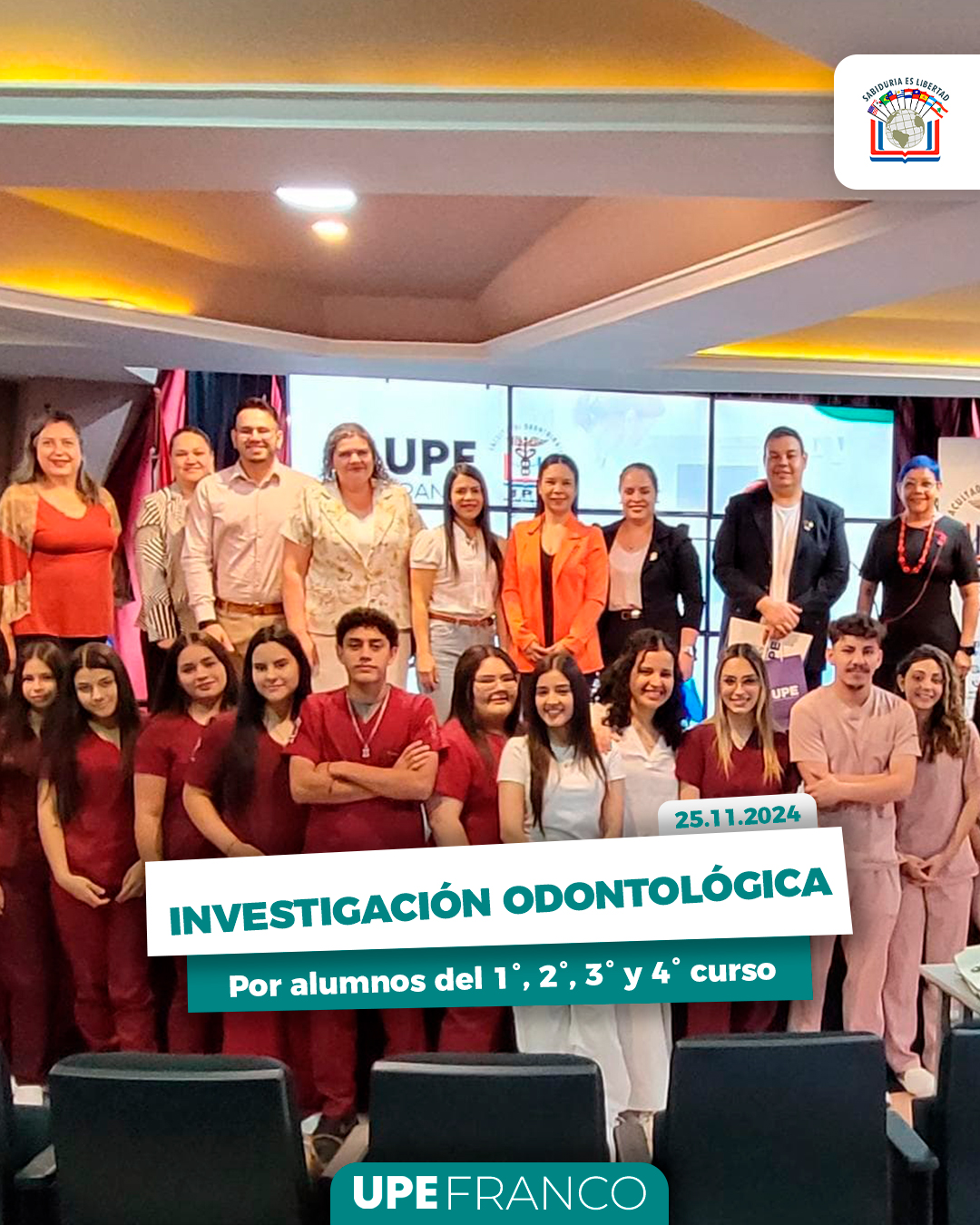 Jornada de Investigación Odontológica: Ciencia y Sustentabilidad