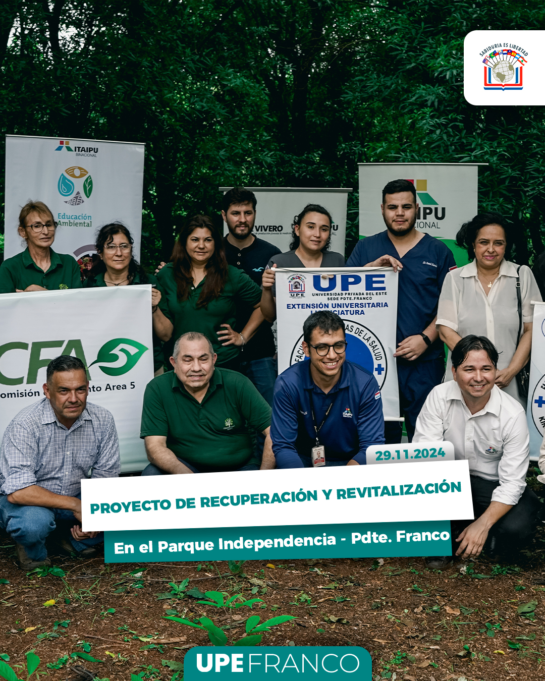 Proyecto de Recuperación y Revitalización del Parque Independencia: Lanzamiento 