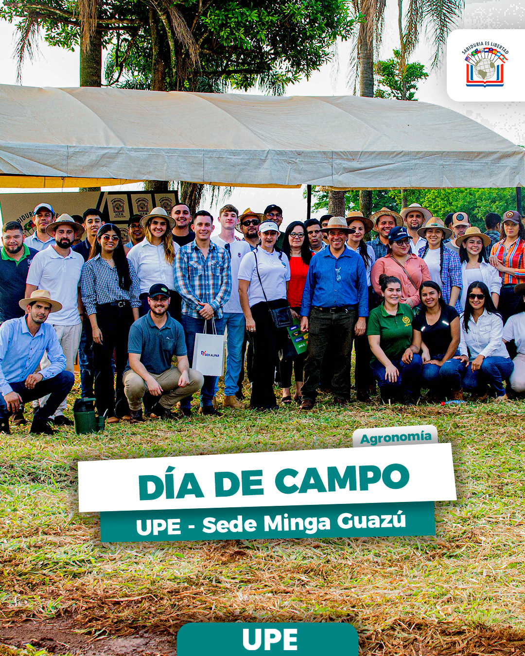 Exitoso día de Campo por estudiantes de Agronomía: UPE Minga Guazú