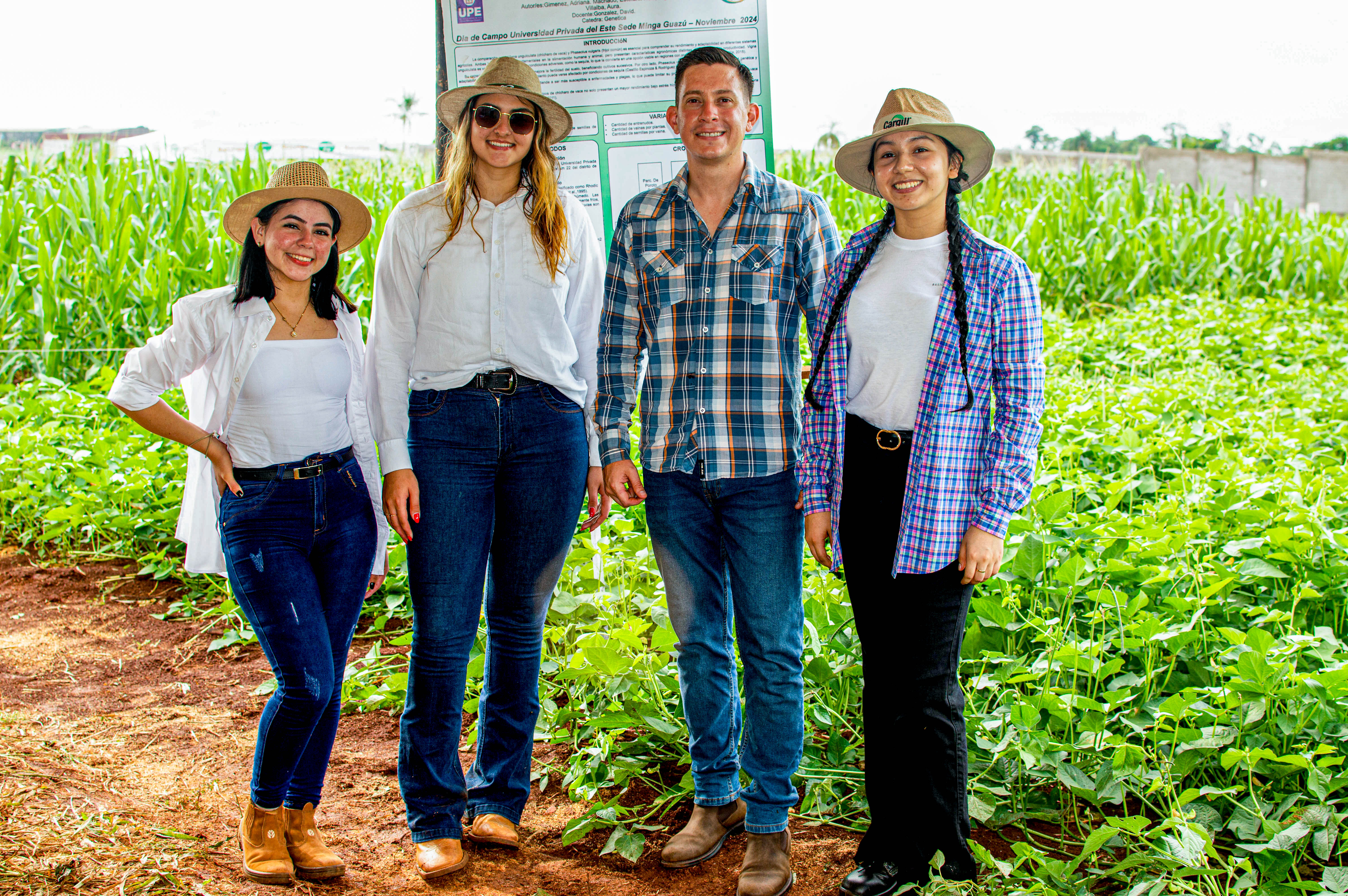 Exitoso día de Campo por estudiantes de Agronomía: UPE Minga Guazú