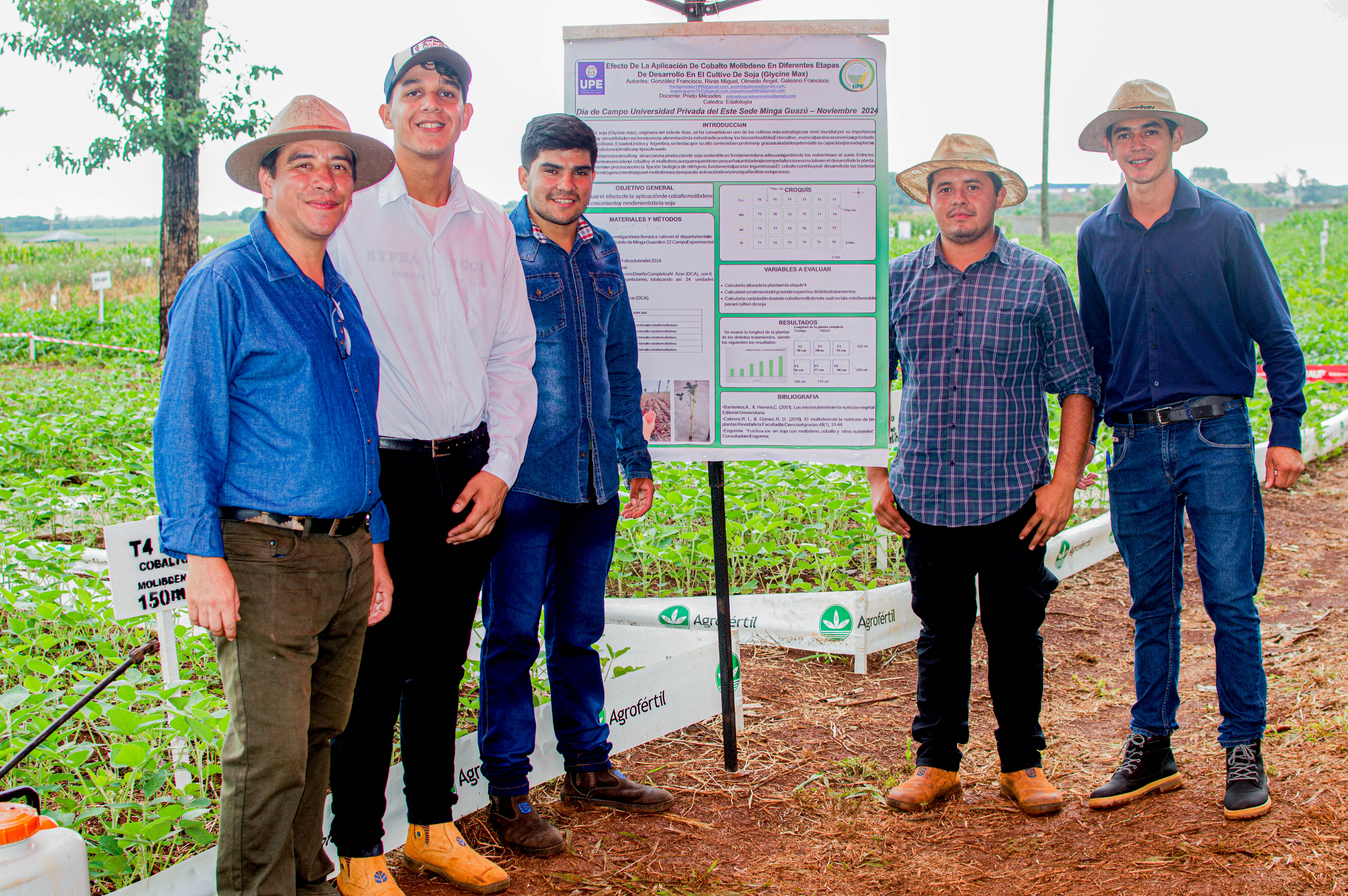 Exitoso día de Campo por estudiantes de Agronomía: UPE Minga Guazú