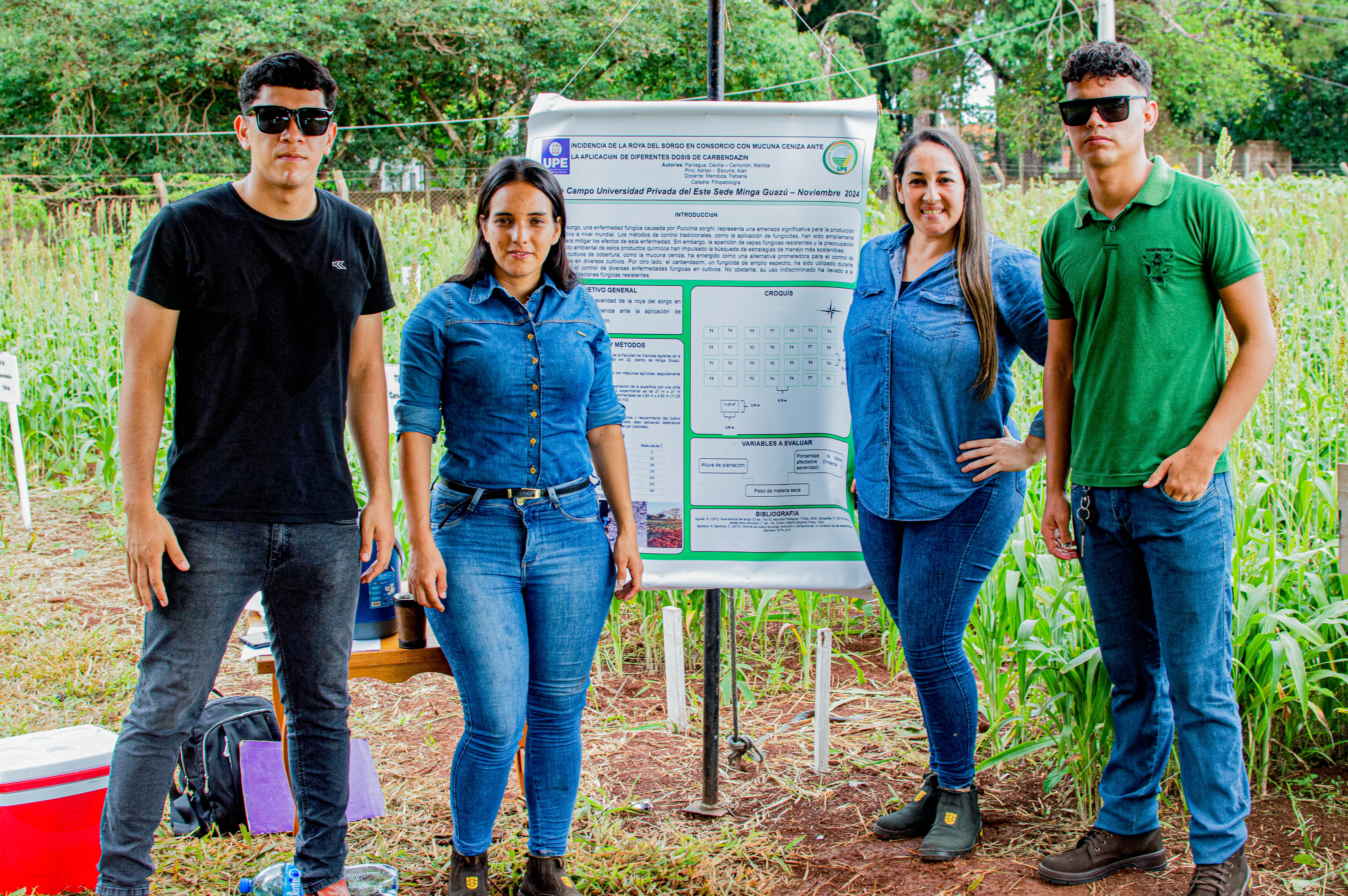 Exitoso día de Campo por estudiantes de Agronomía: UPE Minga Guazú