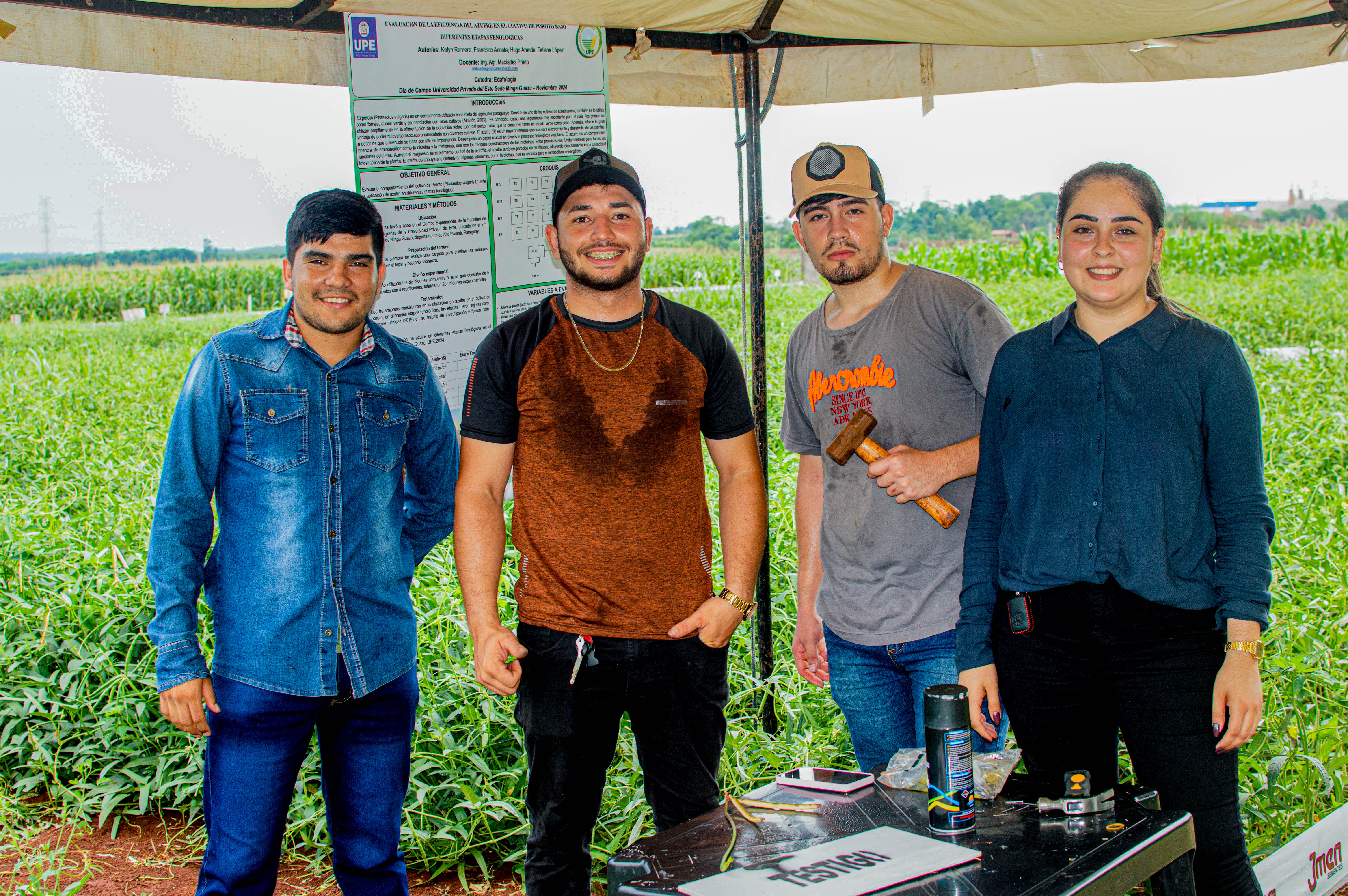 Exitoso día de Campo por estudiantes de Agronomía: UPE Minga Guazú