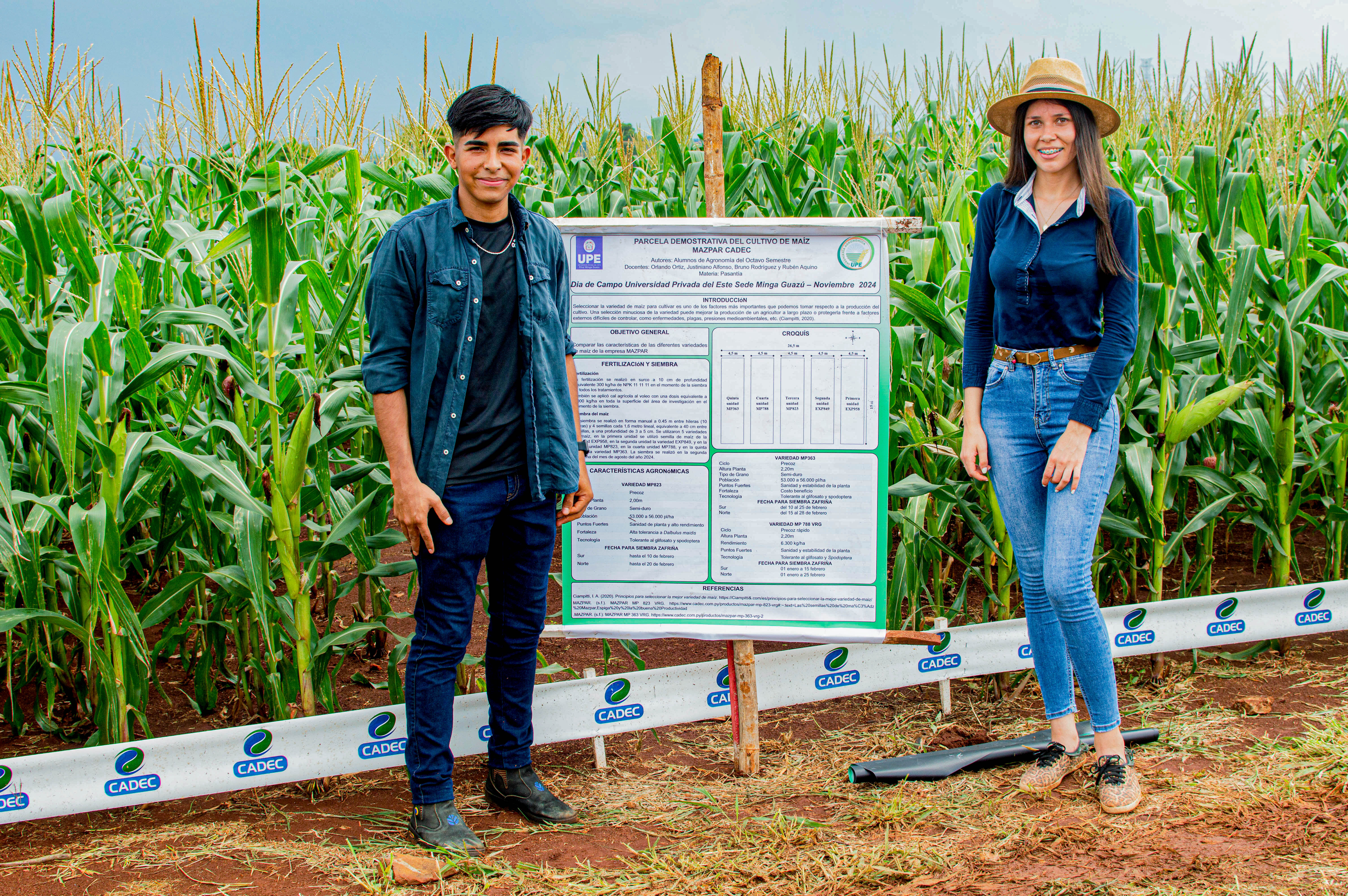 Exitoso día de Campo por estudiantes de Agronomía: UPE Minga Guazú