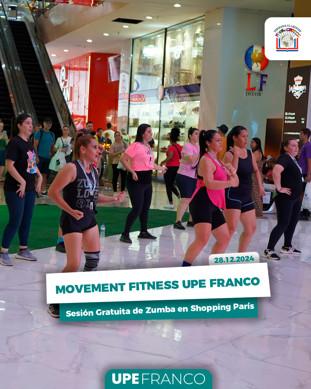 Movement Fitness UPE Franco: Zumba y Bienestar en el Shopping París