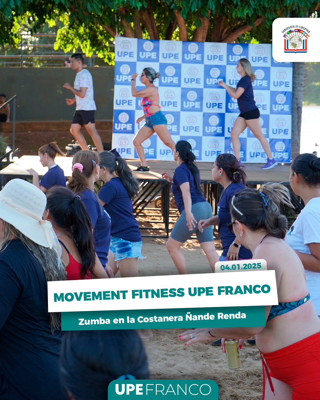 Zumba Gratuita en la Costanera: Movement Fitness UPE Franco