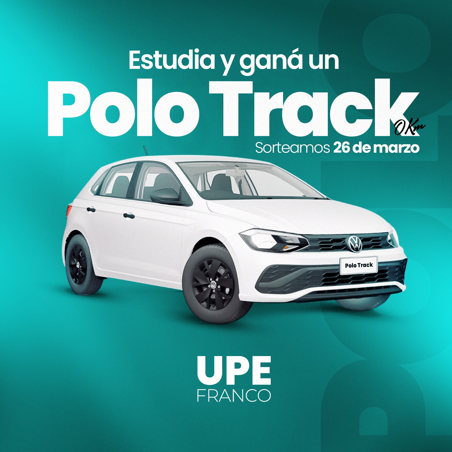 Sorteo: Estudia en UPE Franco y participá para ganar un Polo Track 0KM